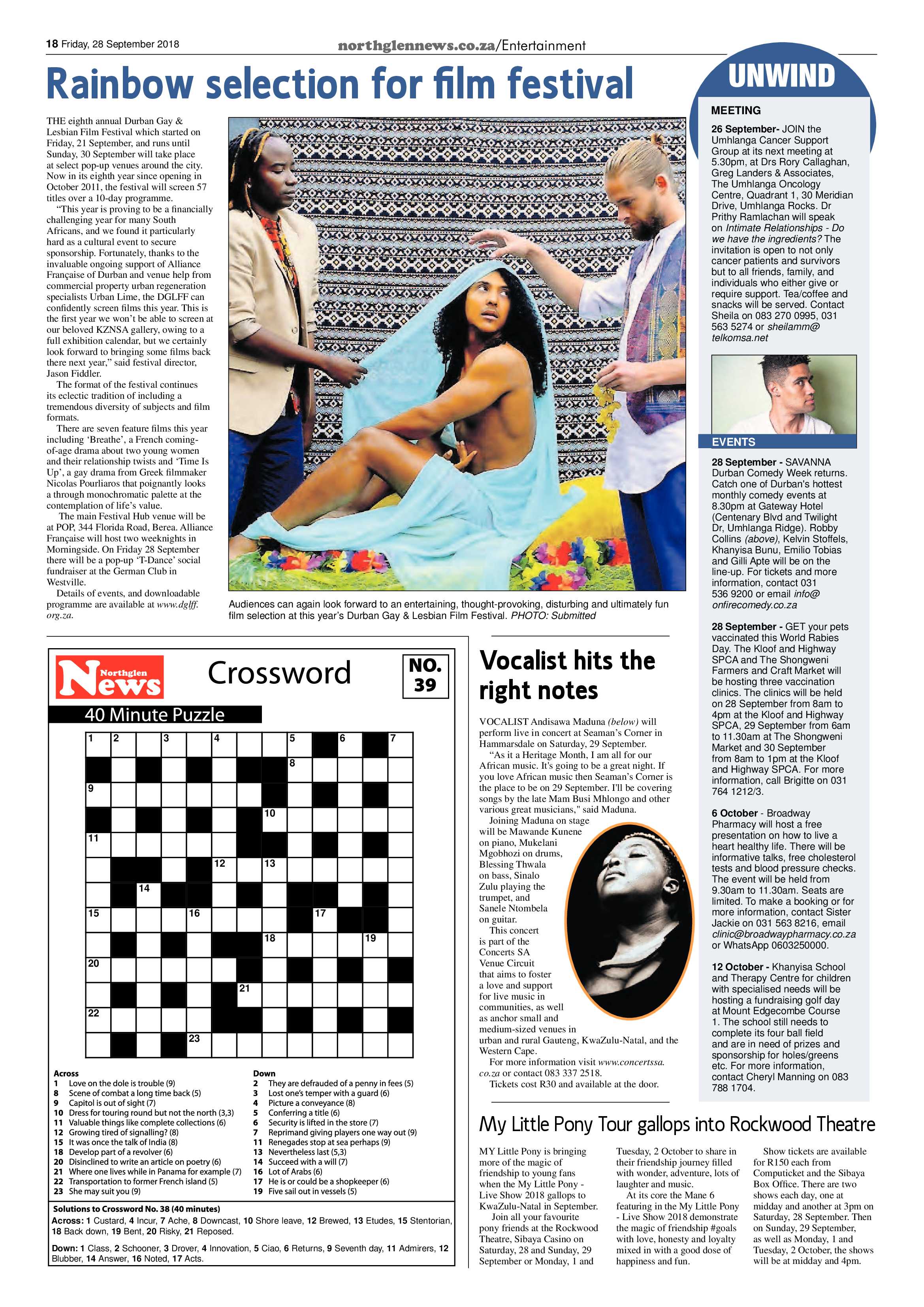 Northglen News 28 September 2018 page 18