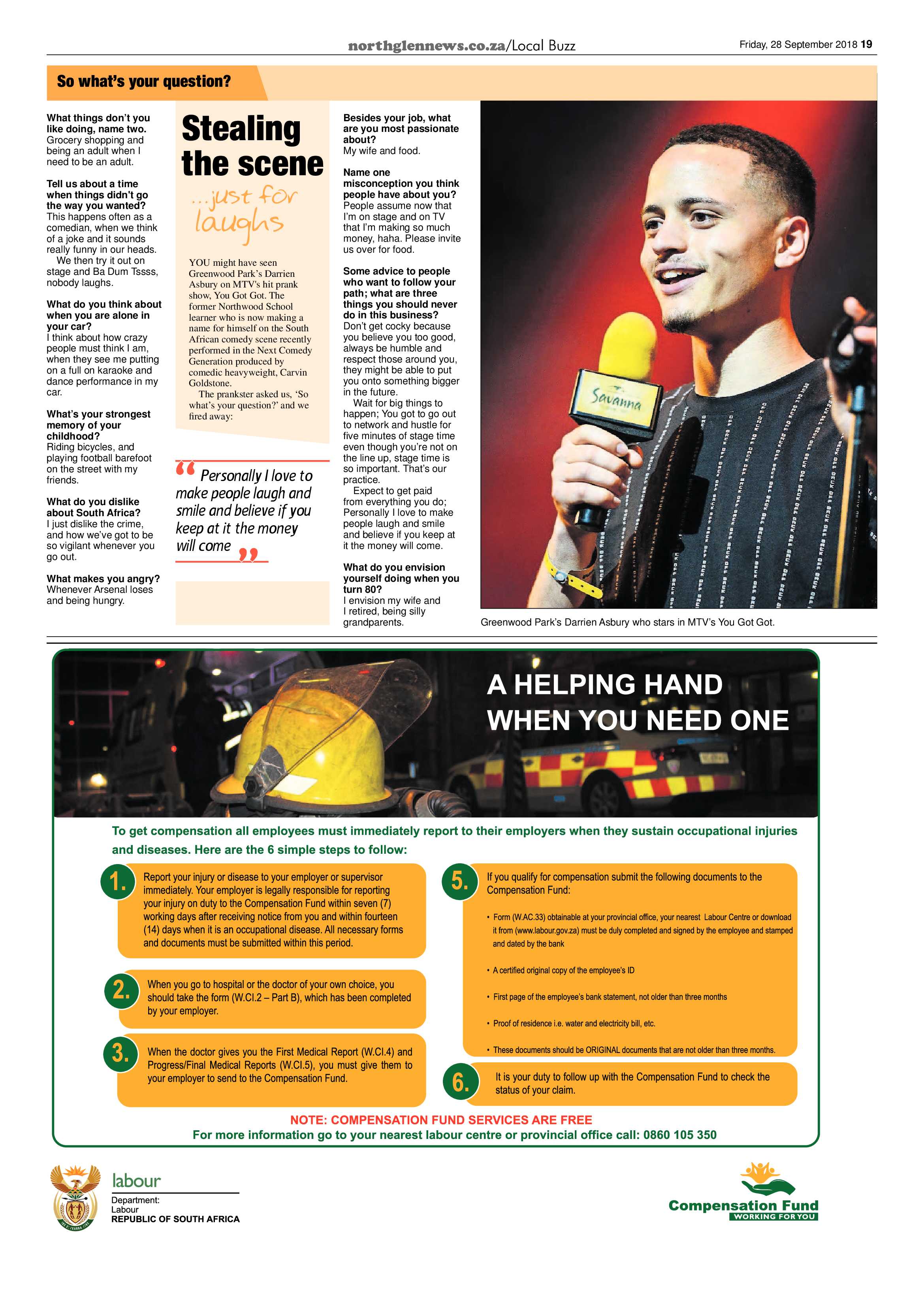 Northglen News 28 September 2018 page 19