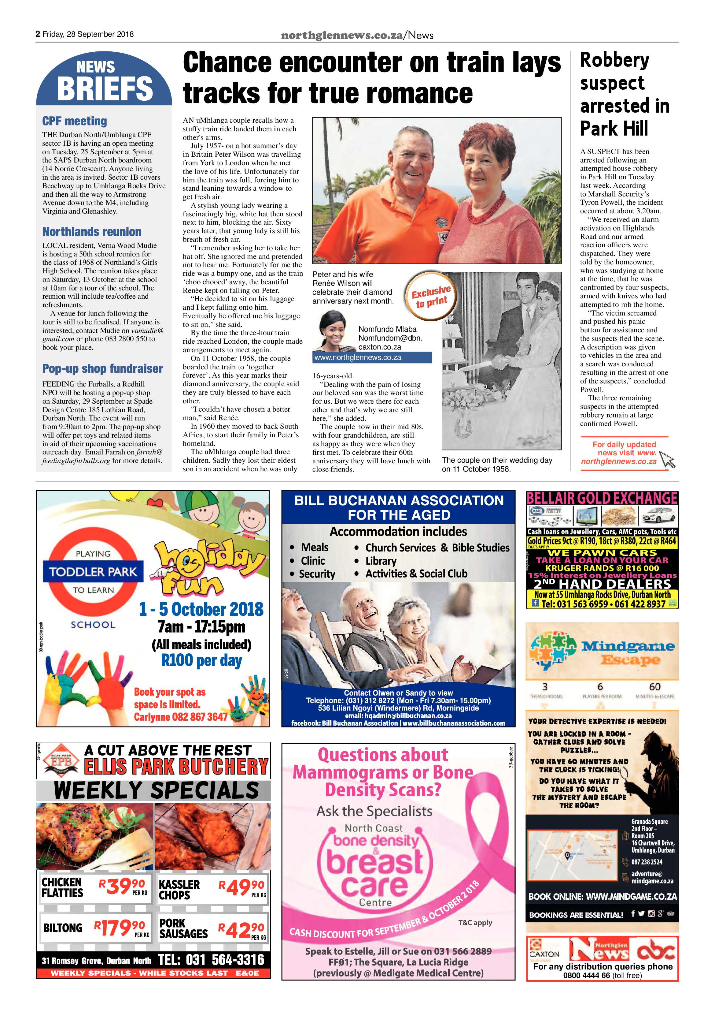 Northglen News 28 September 2018 page 2