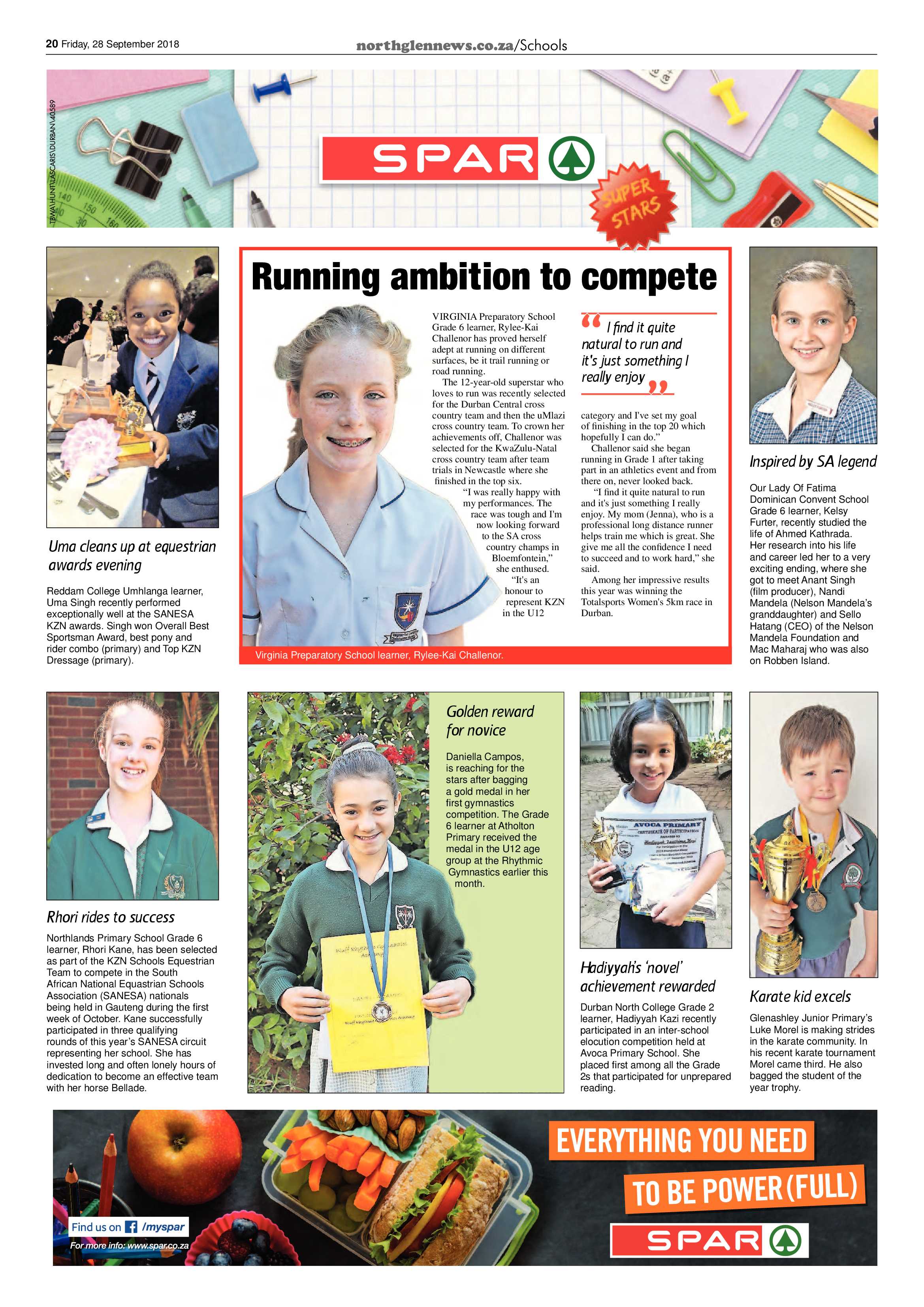 Northglen News 28 September 2018 page 20