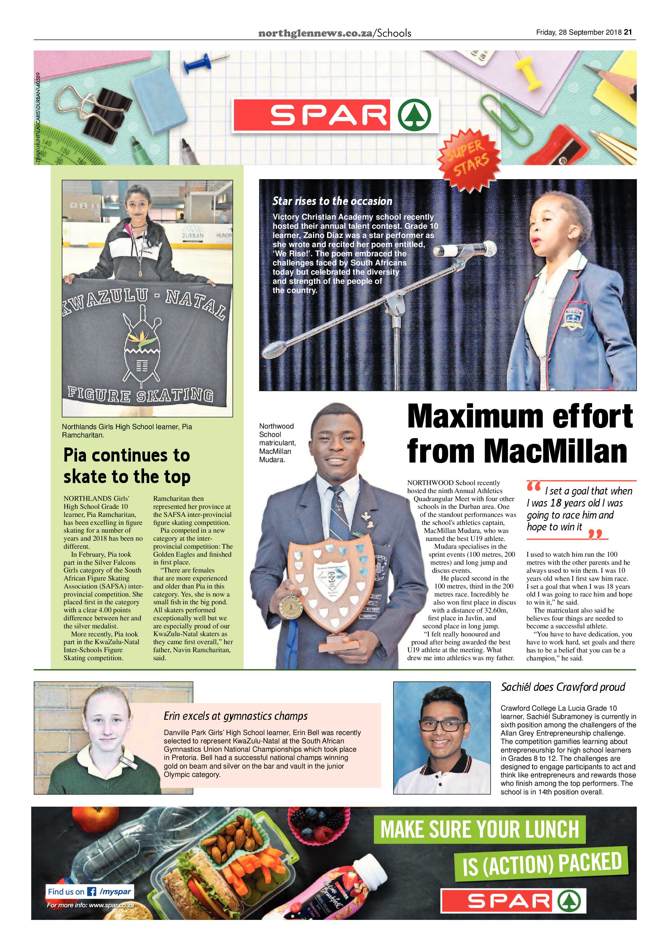 Northglen News 28 September 2018 page 21