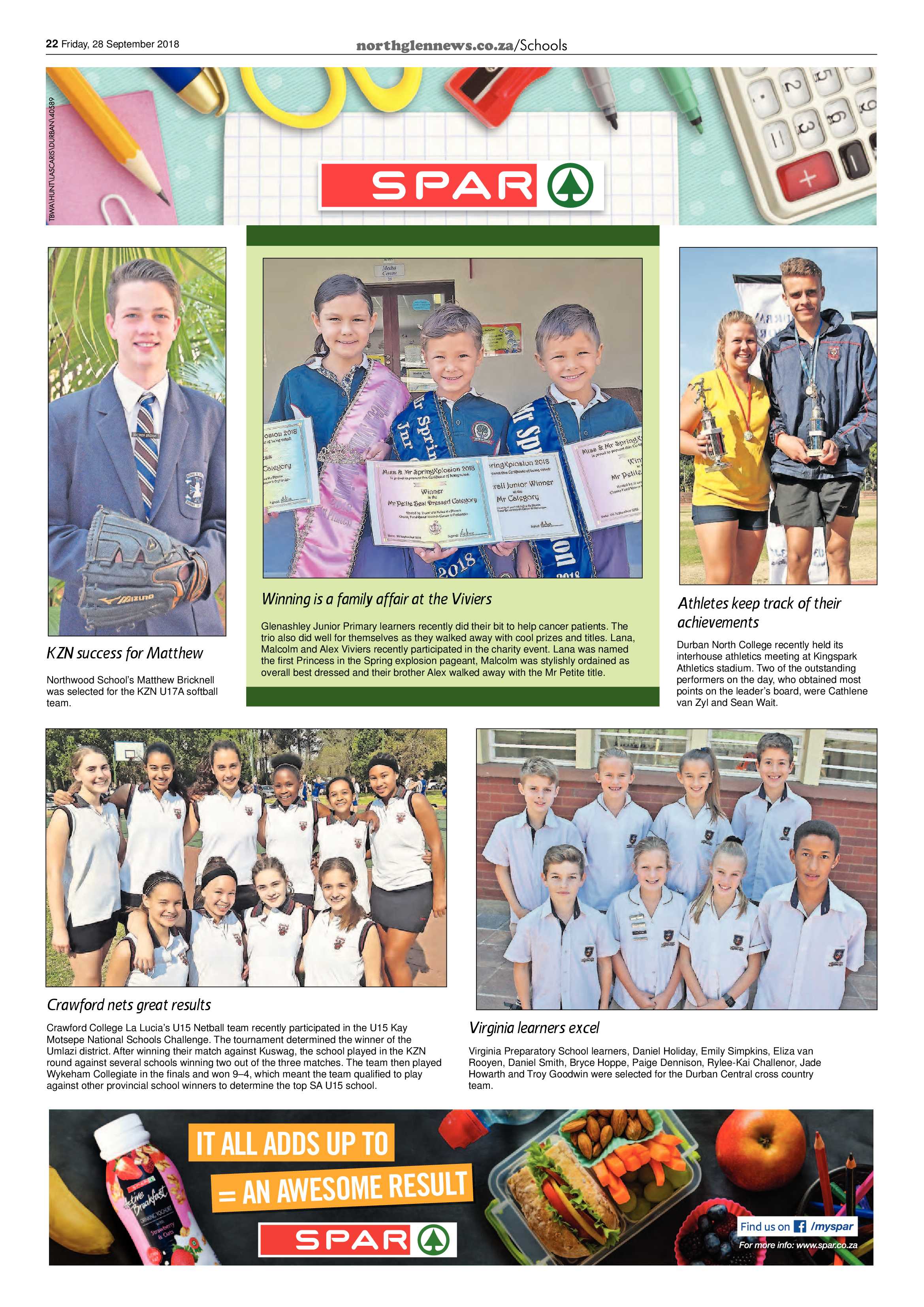 Northglen News 28 September 2018 page 22