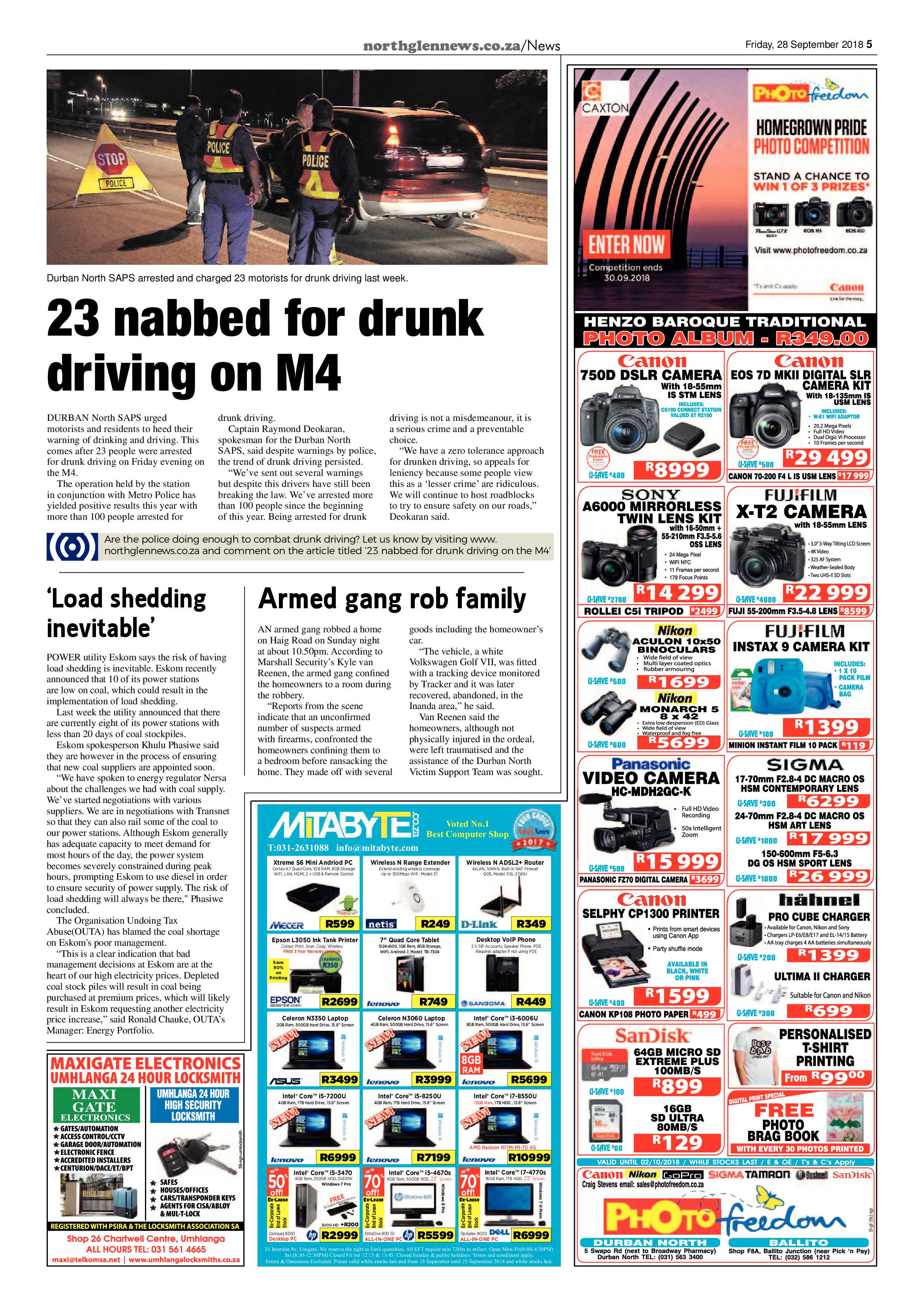 Northglen News 28 September 2018 page 5