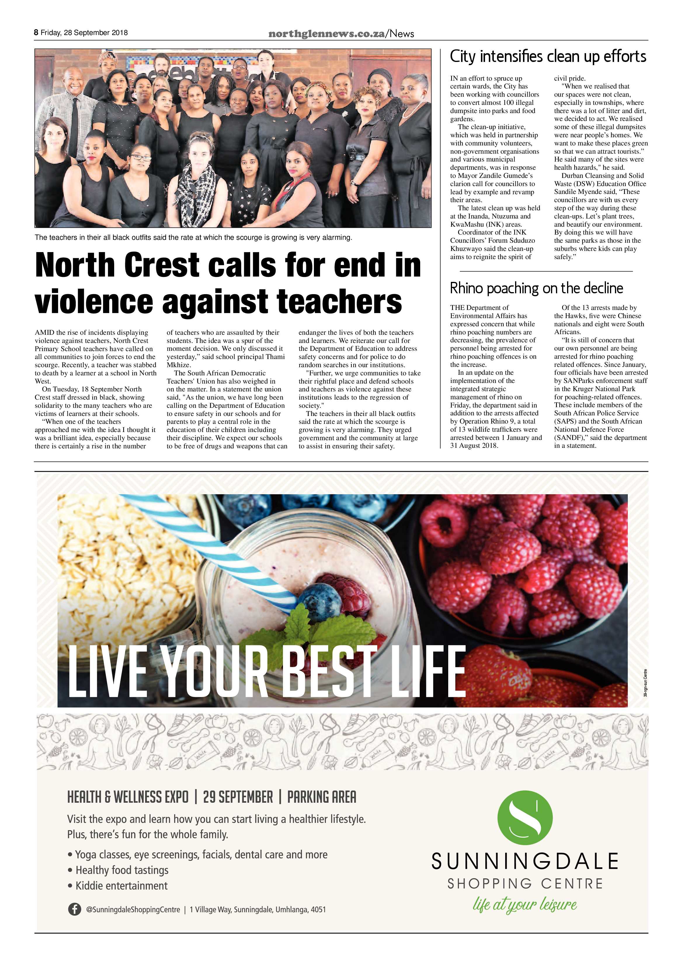Northglen News 28 September 2018 page 8