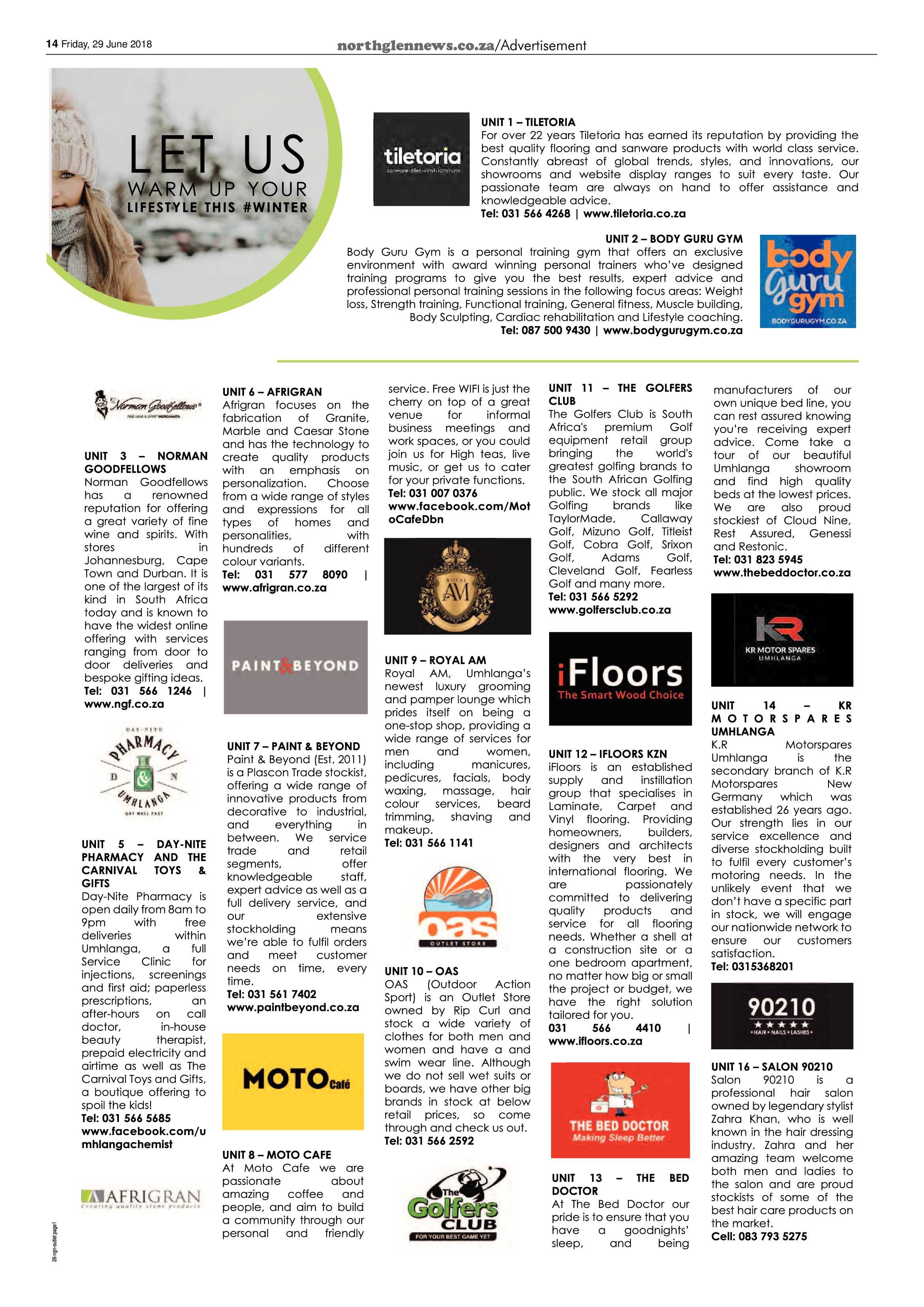 Northglen News 29 June 2018 page 14