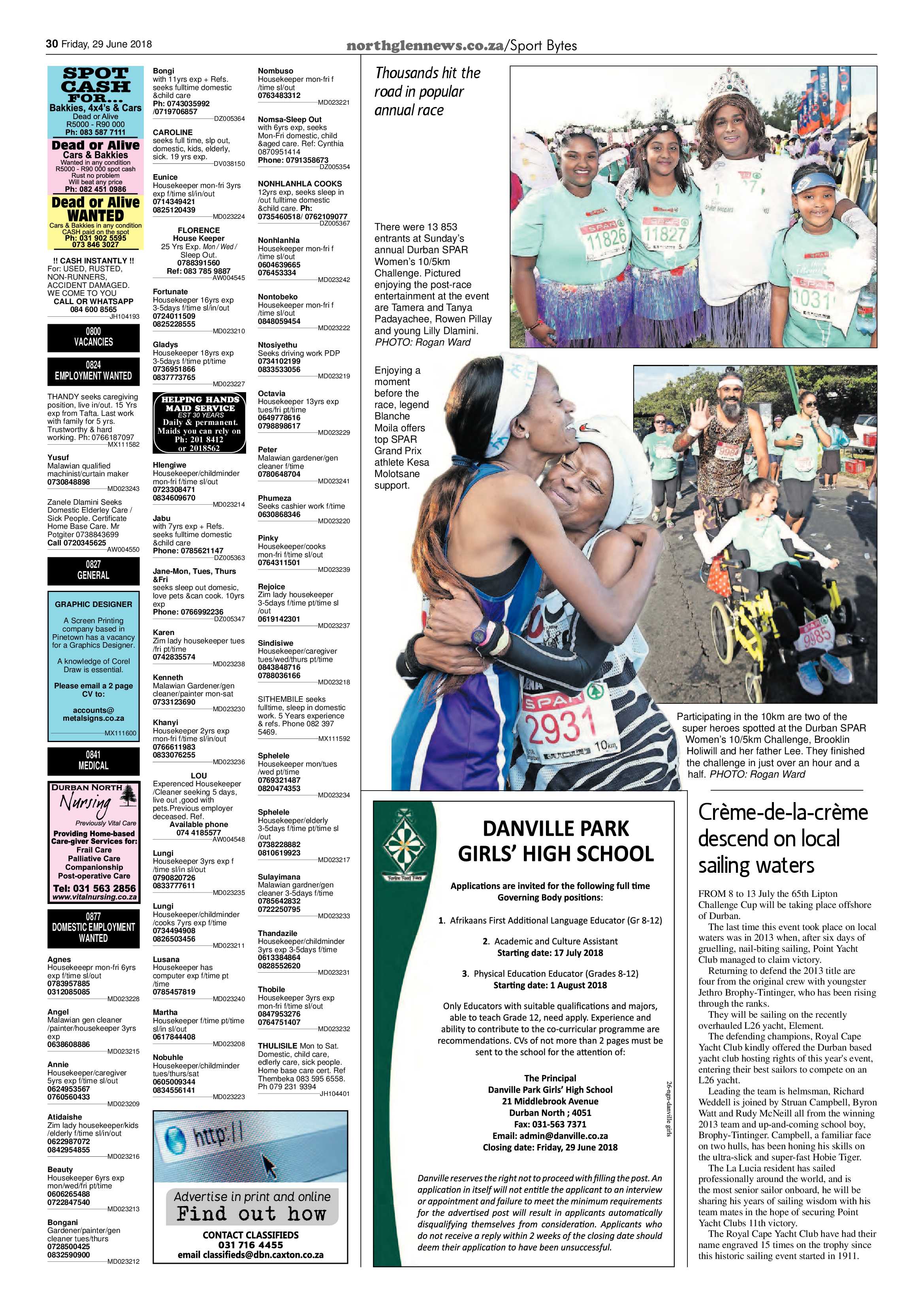 Northglen News 29 June 2018 page 30