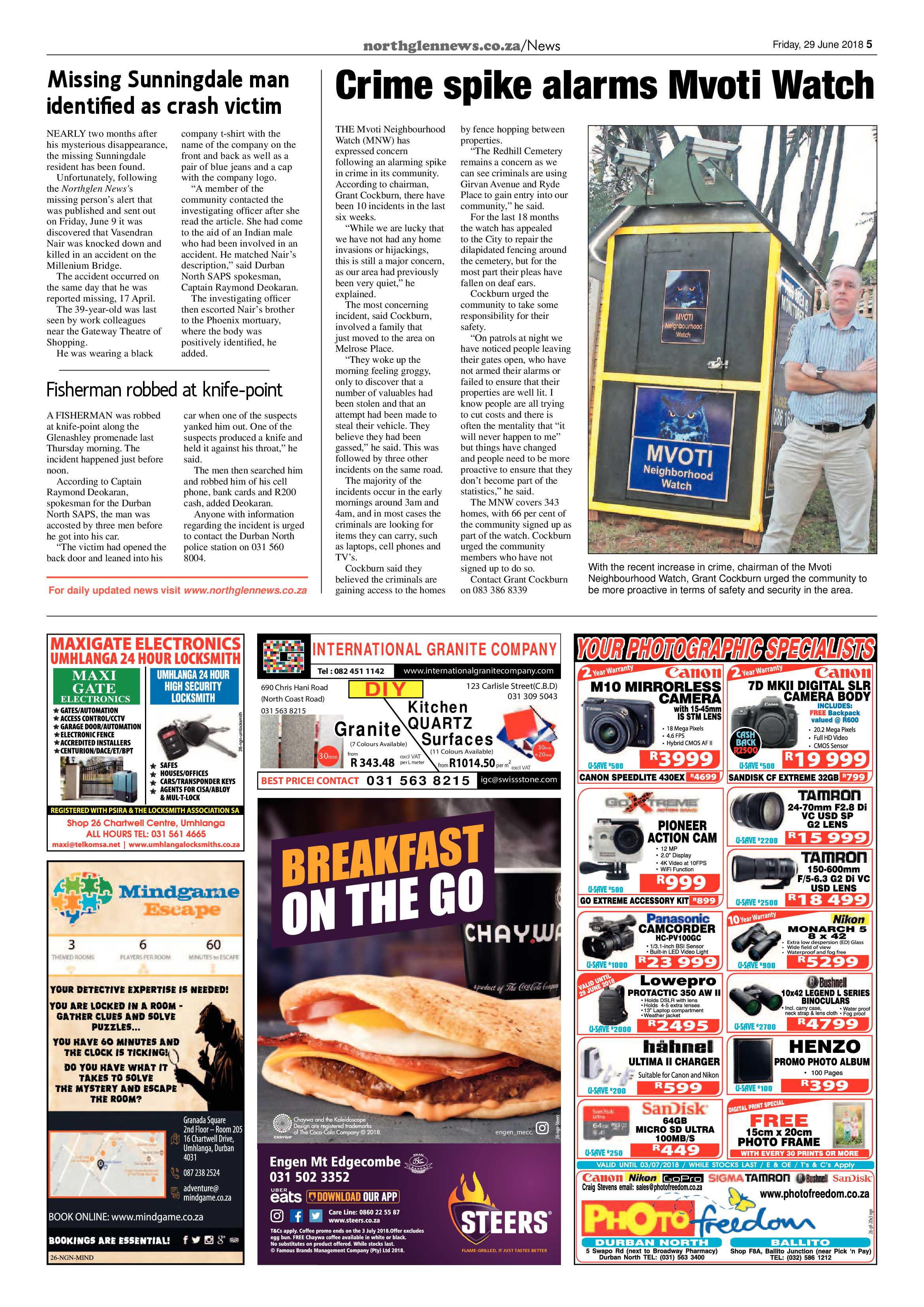 Northglen News 29 June 2018 page 5