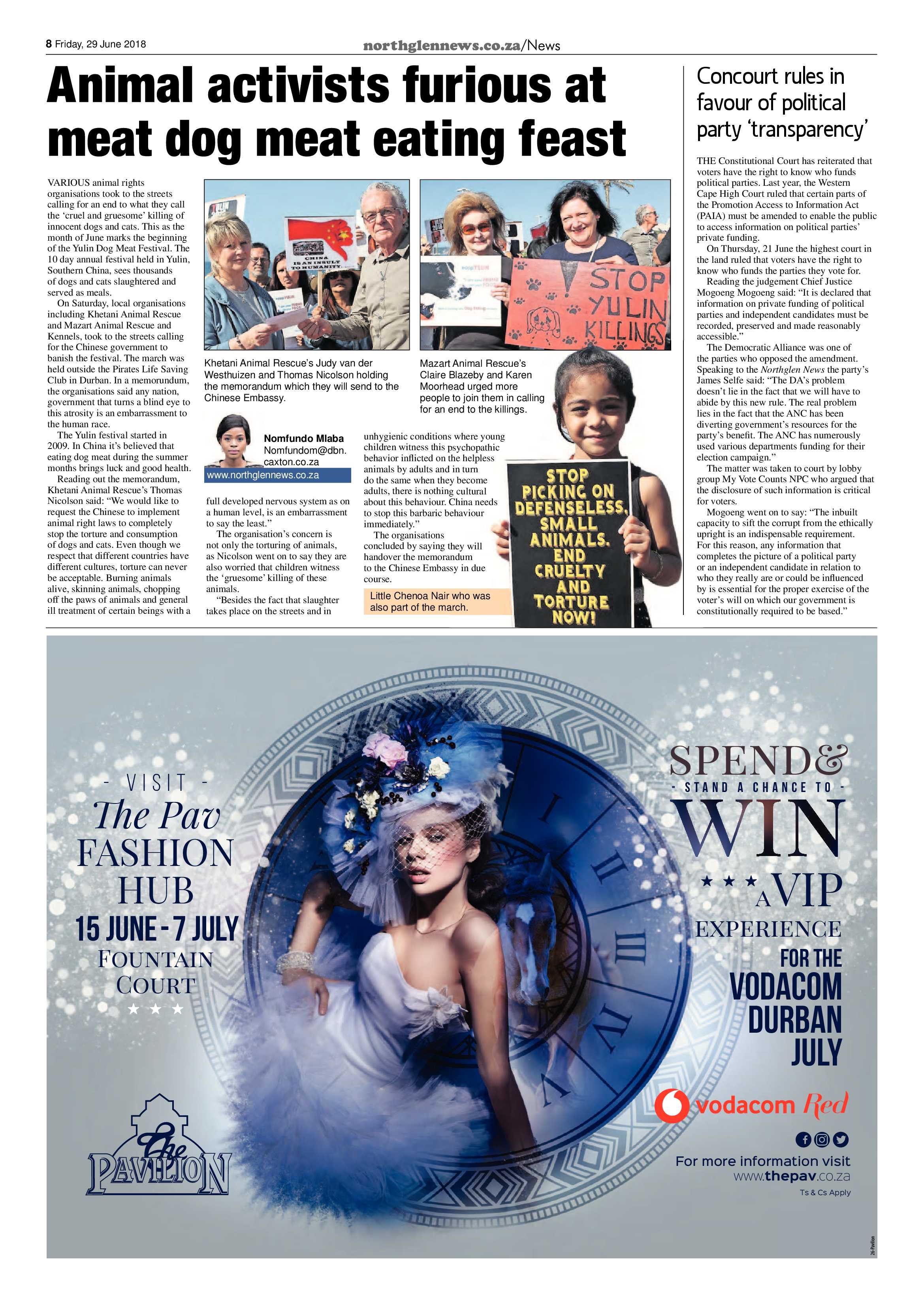 Northglen News 29 June 2018 page 8