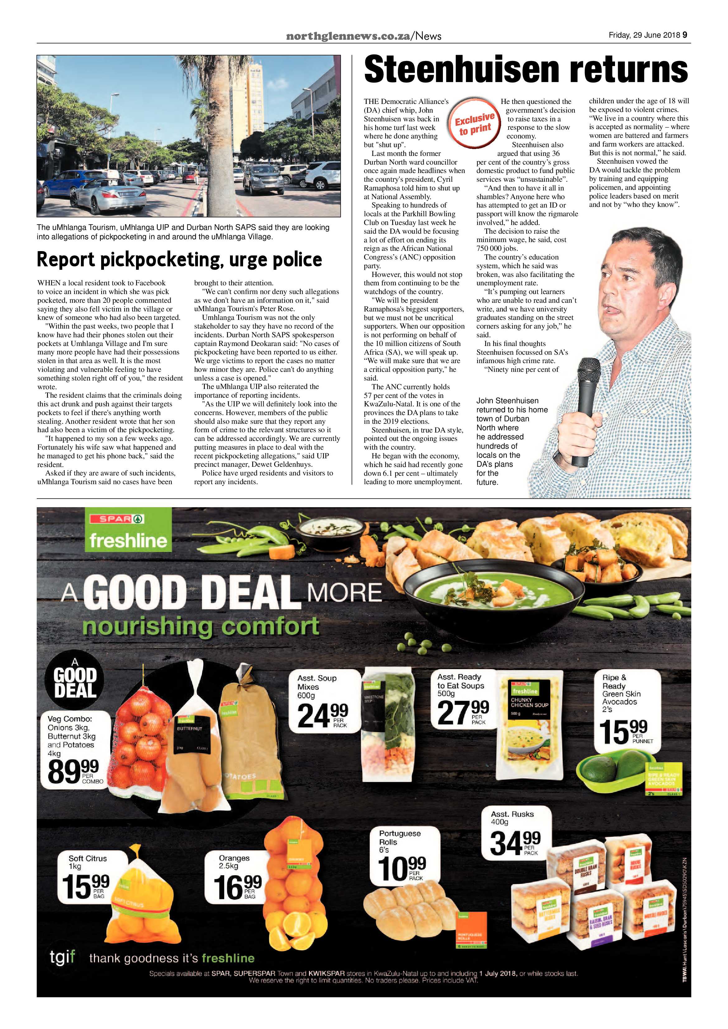 Northglen News 29 June 2018 page 9