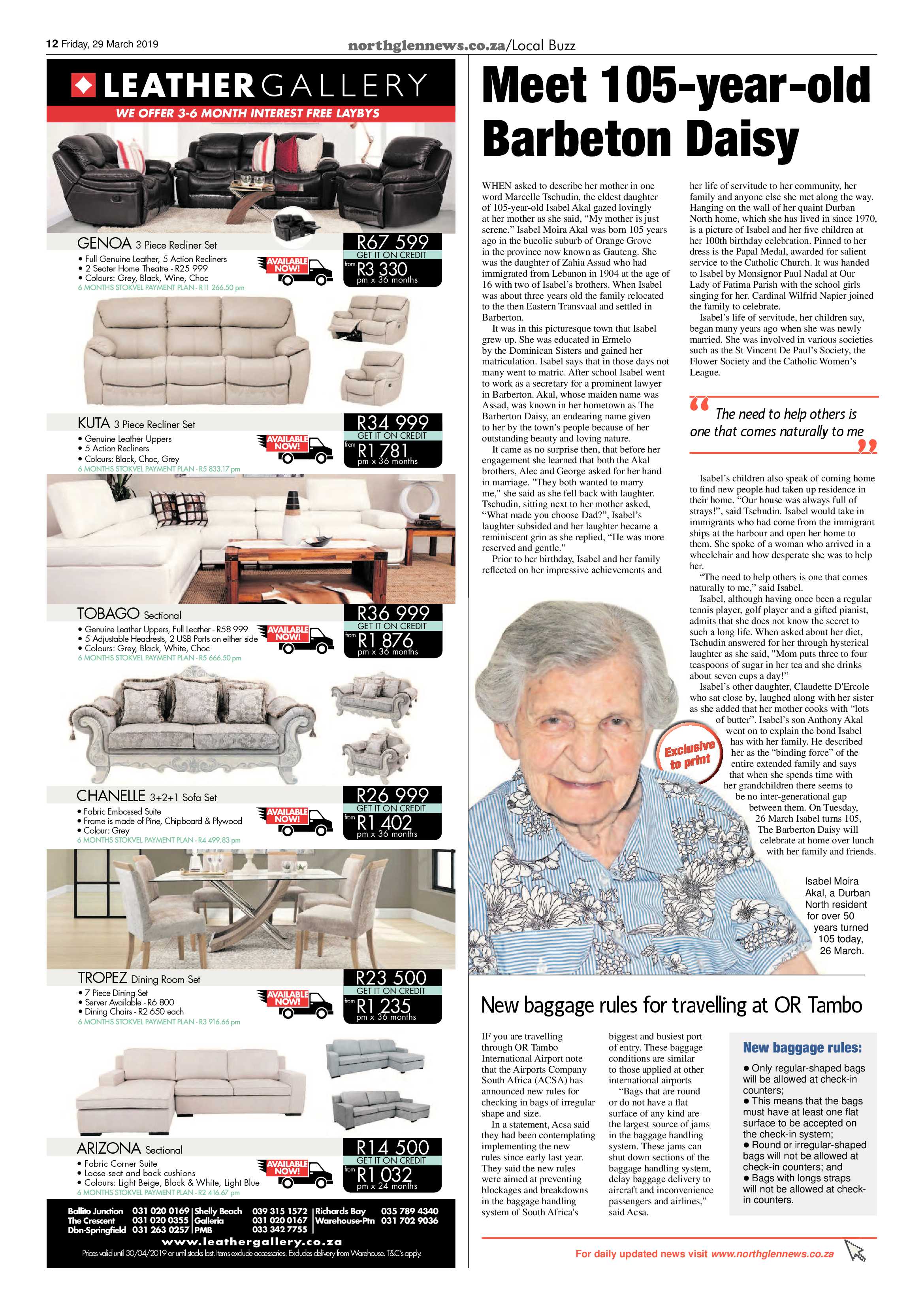 Northglen News 29 March 2019 page 12