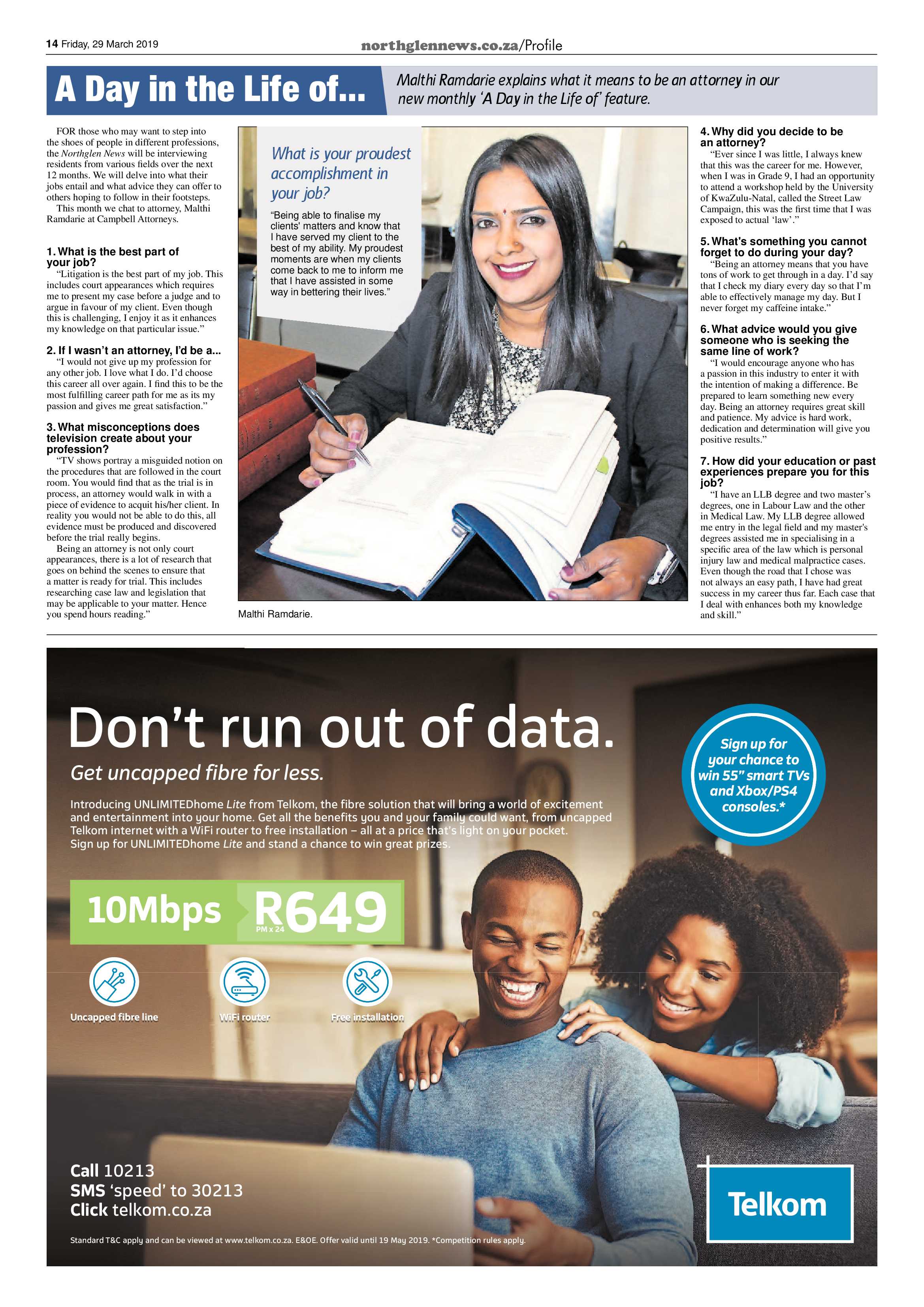 Northglen News 29 March 2019 page 14
