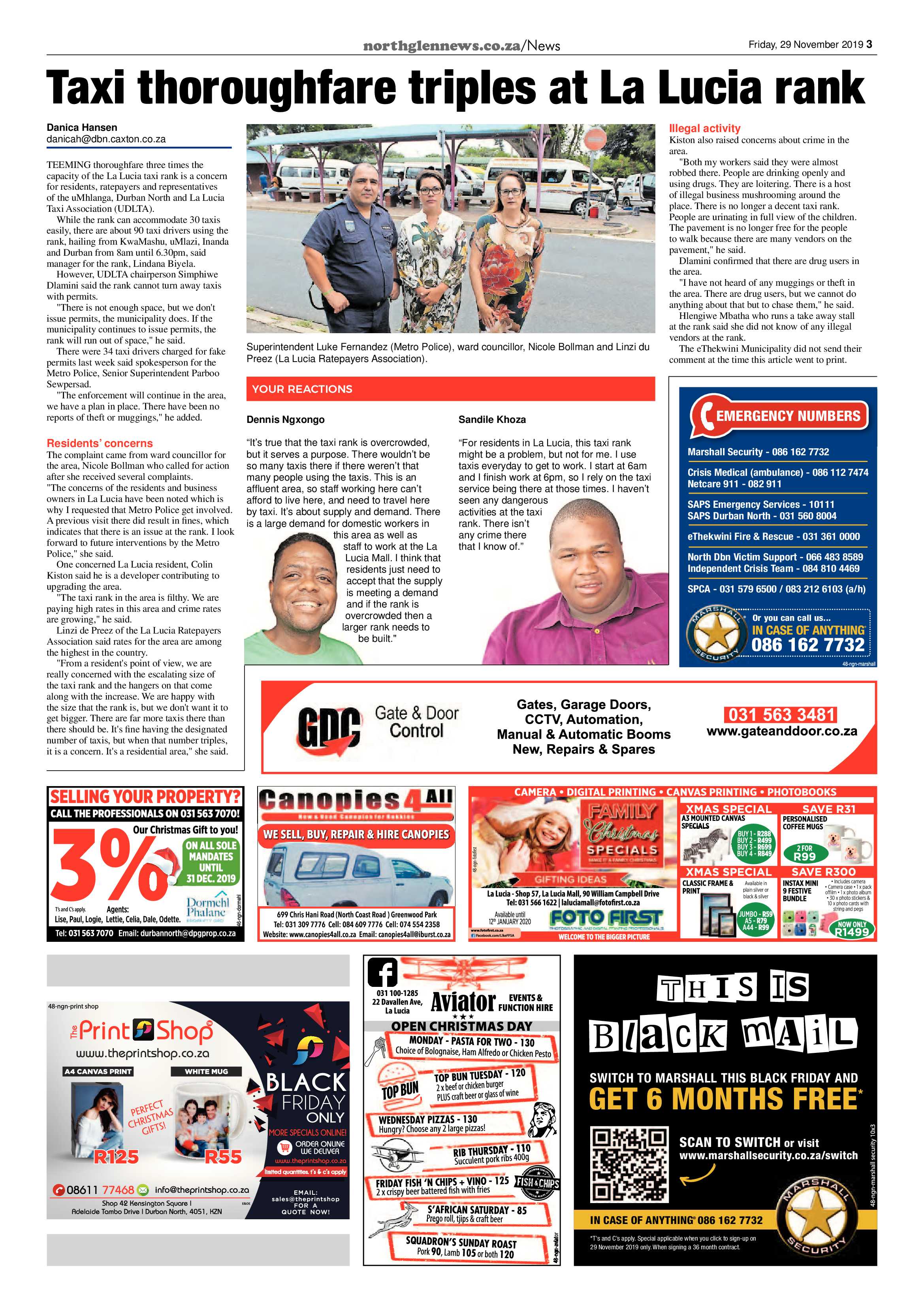 Northglen News 29 November 2019 page 3