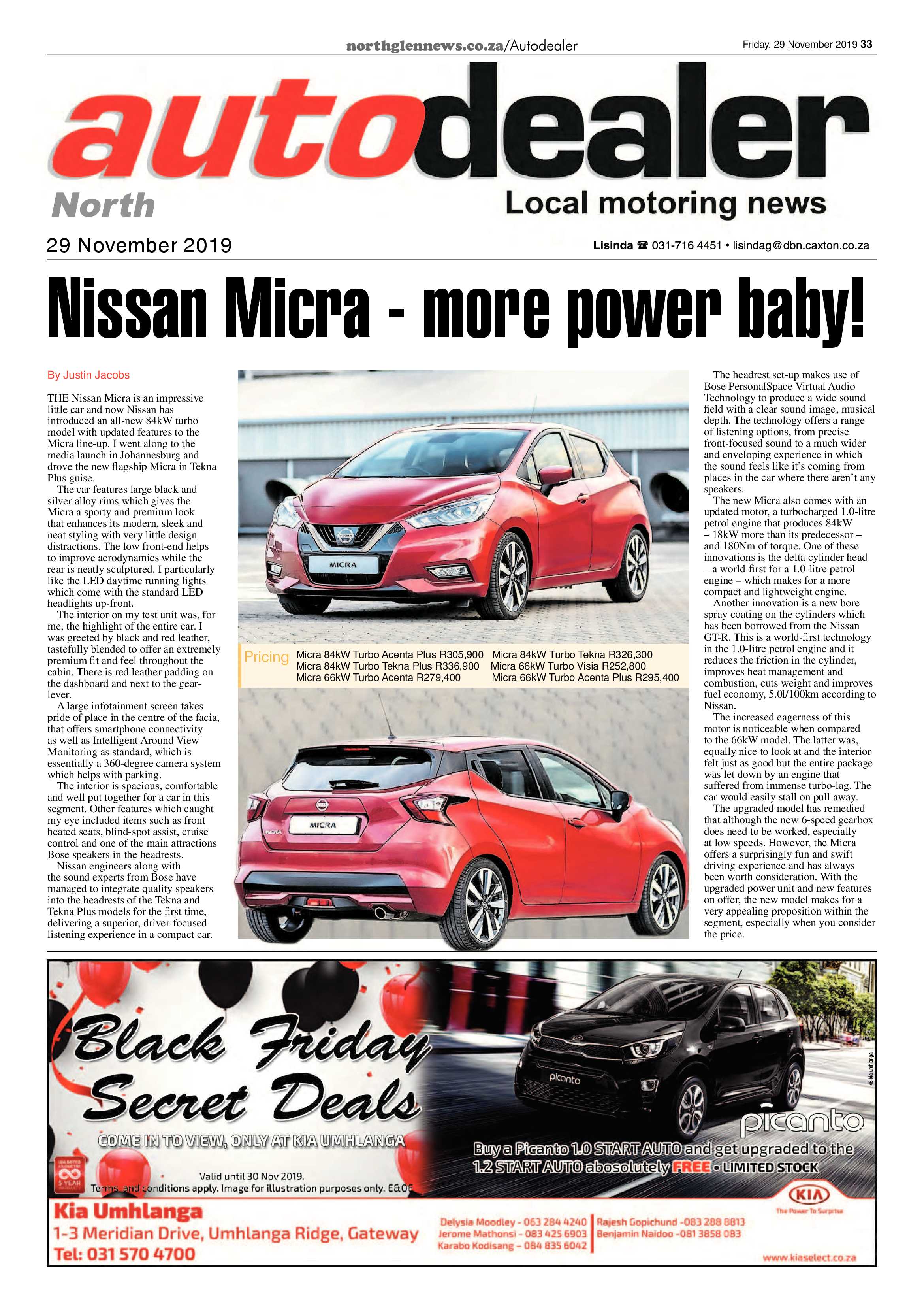 Northglen News 29 November 2019 page 33
