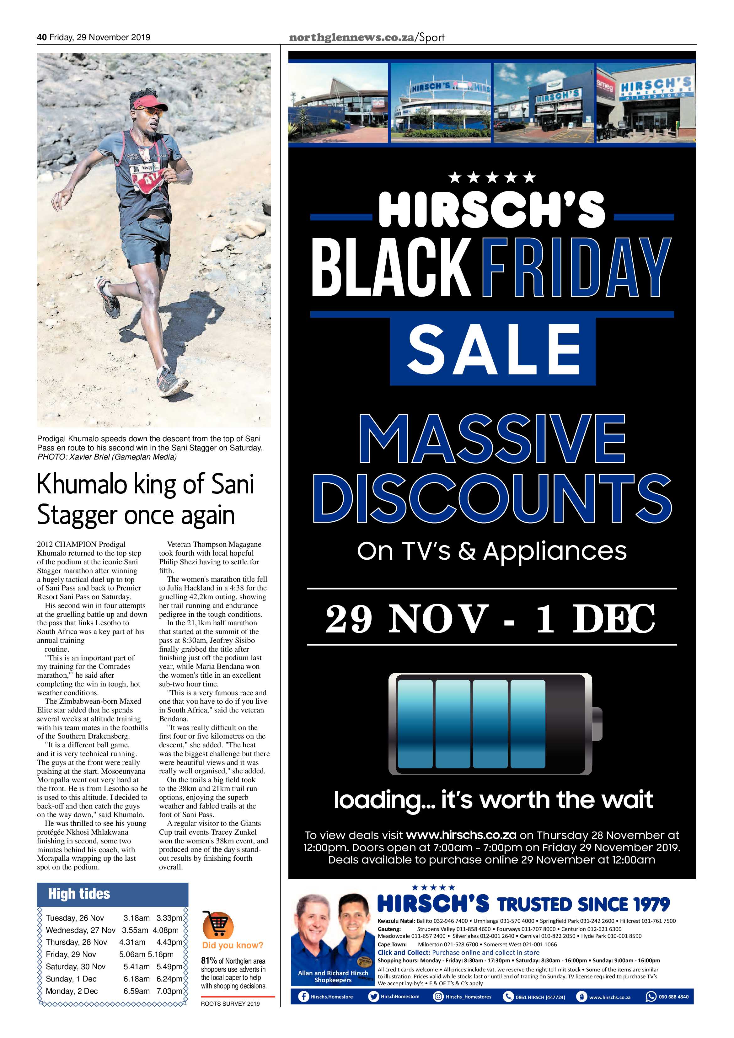 Northglen News 29 November 2019 page 38