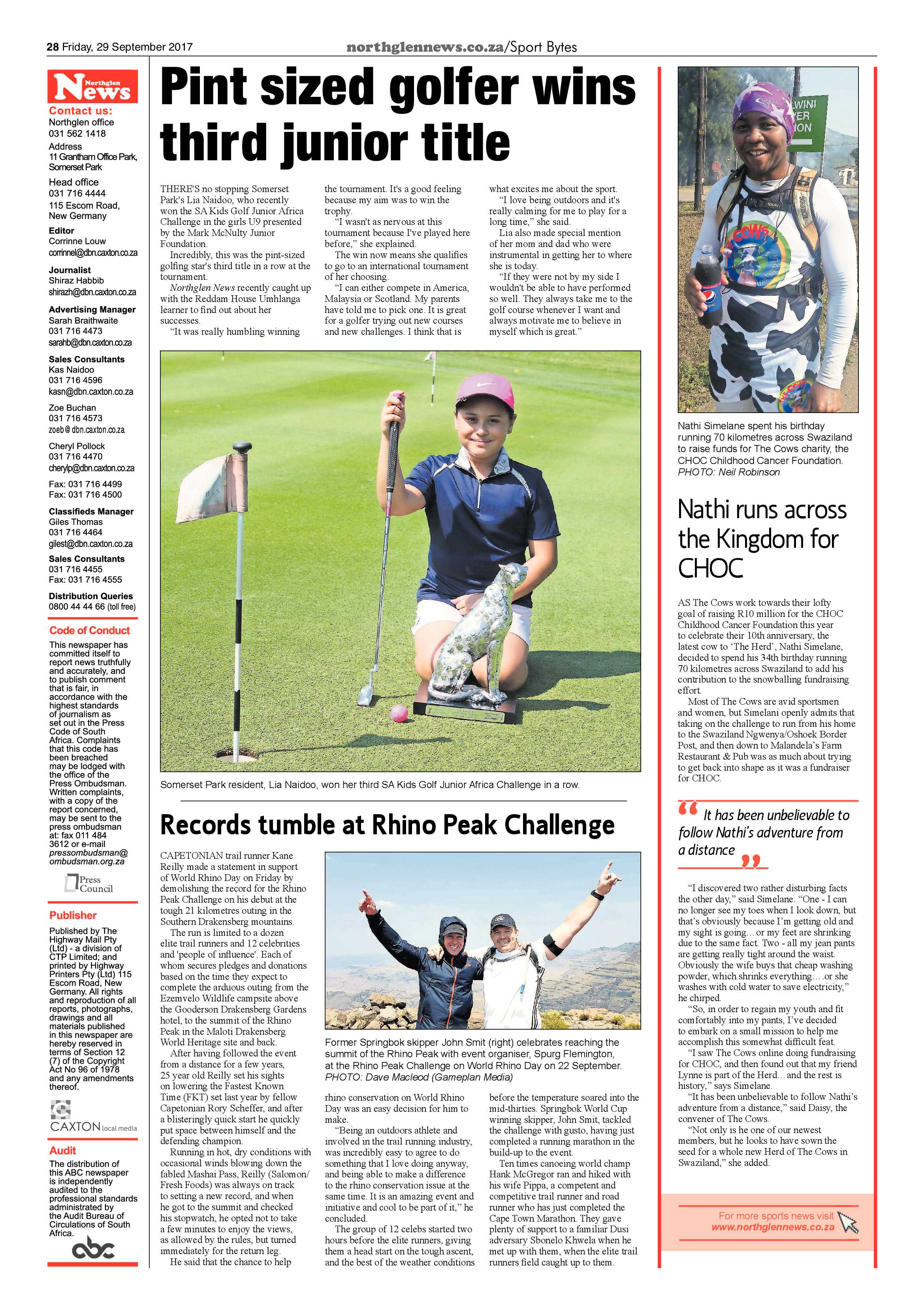Northglen News 29 September 2017 page 28