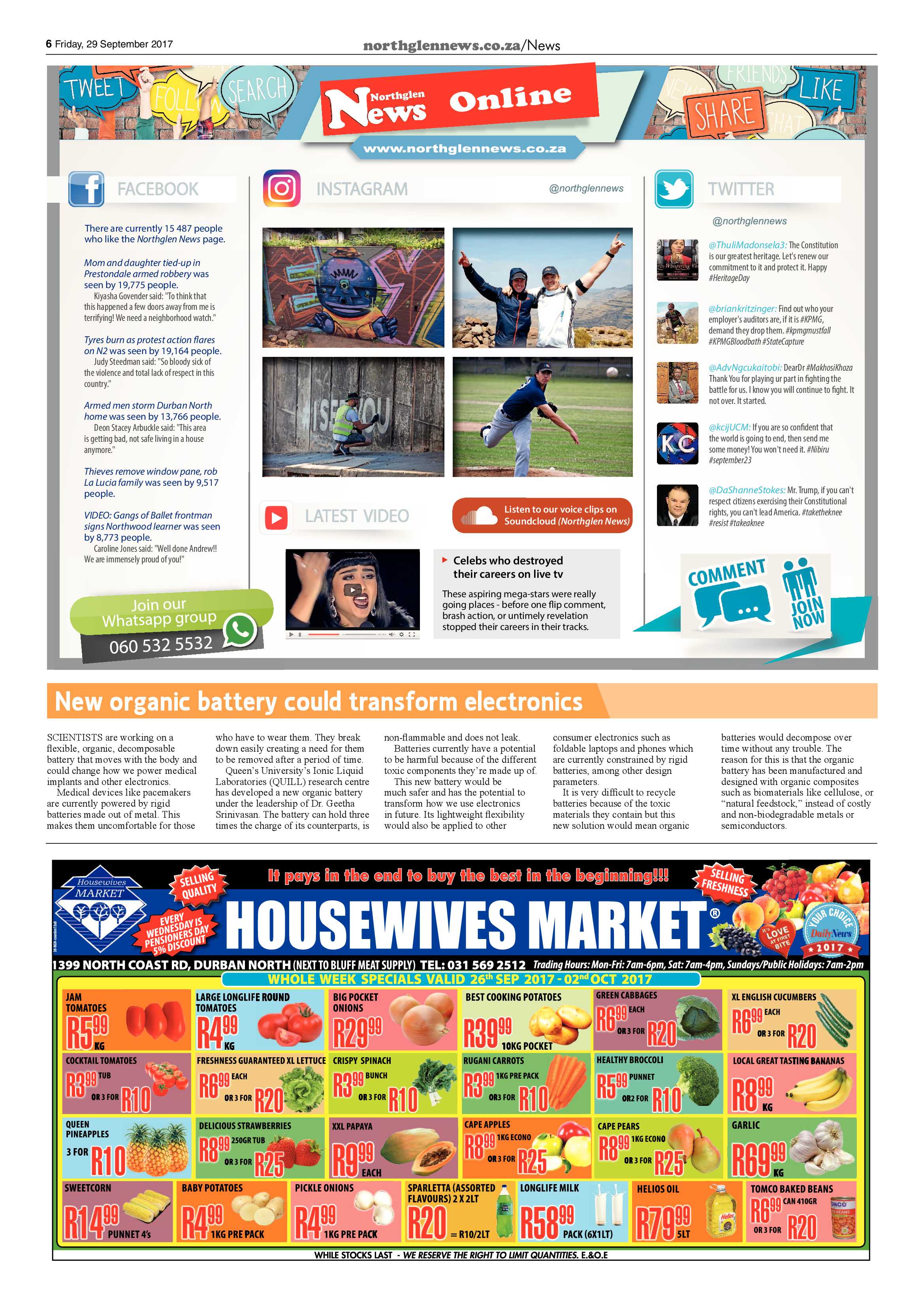 Northglen News 29 September 2017 page 6