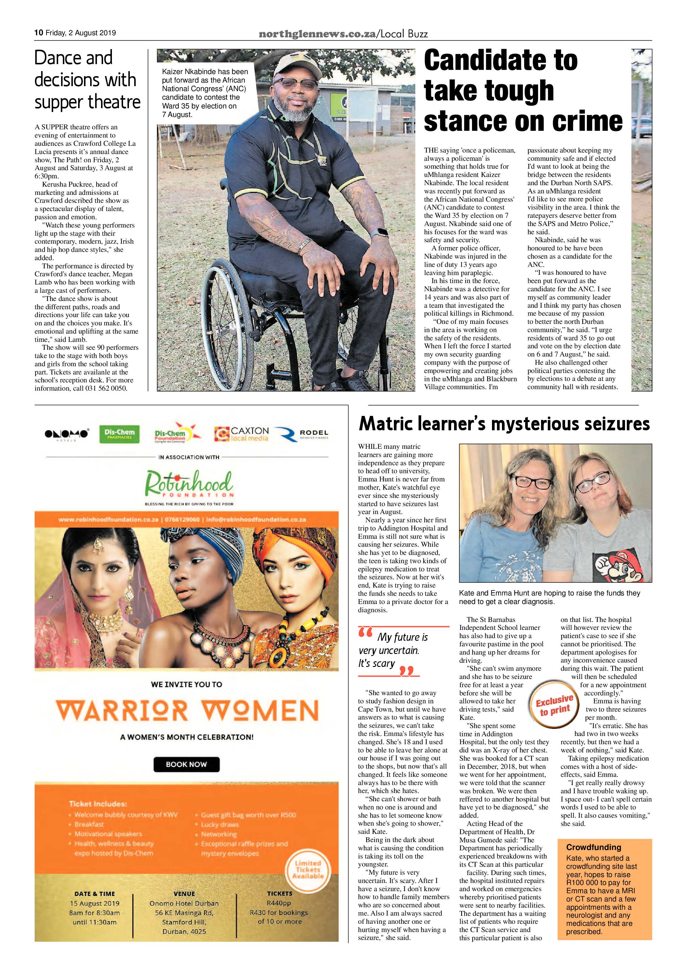 Northglen News 2 August 2019 page 10