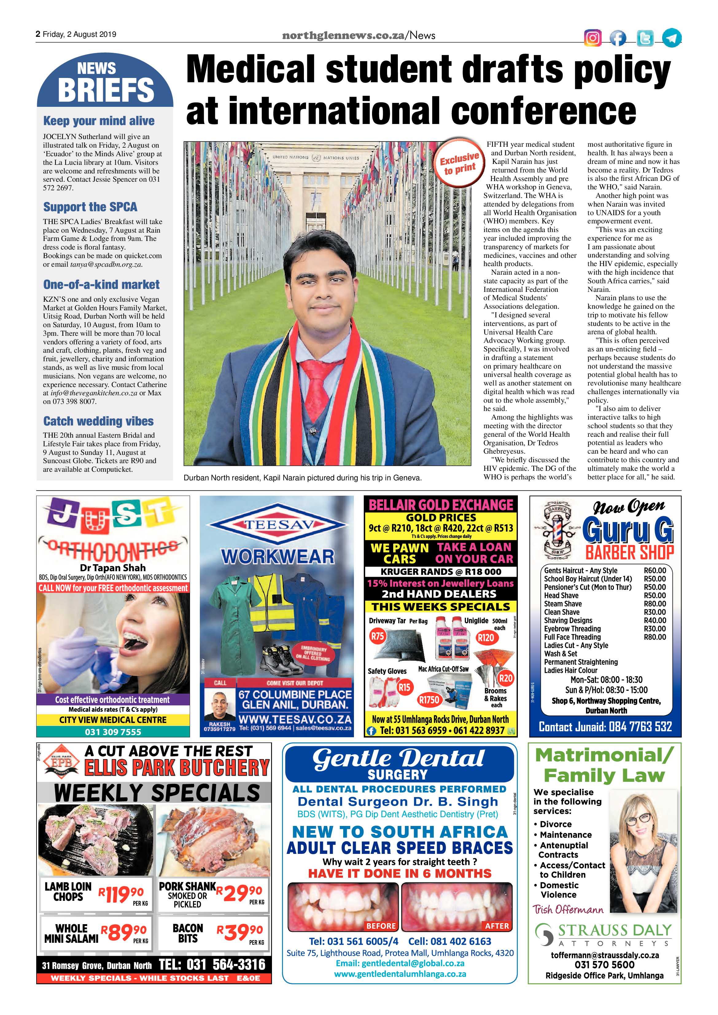 Northglen News 2 August 2019 page 2