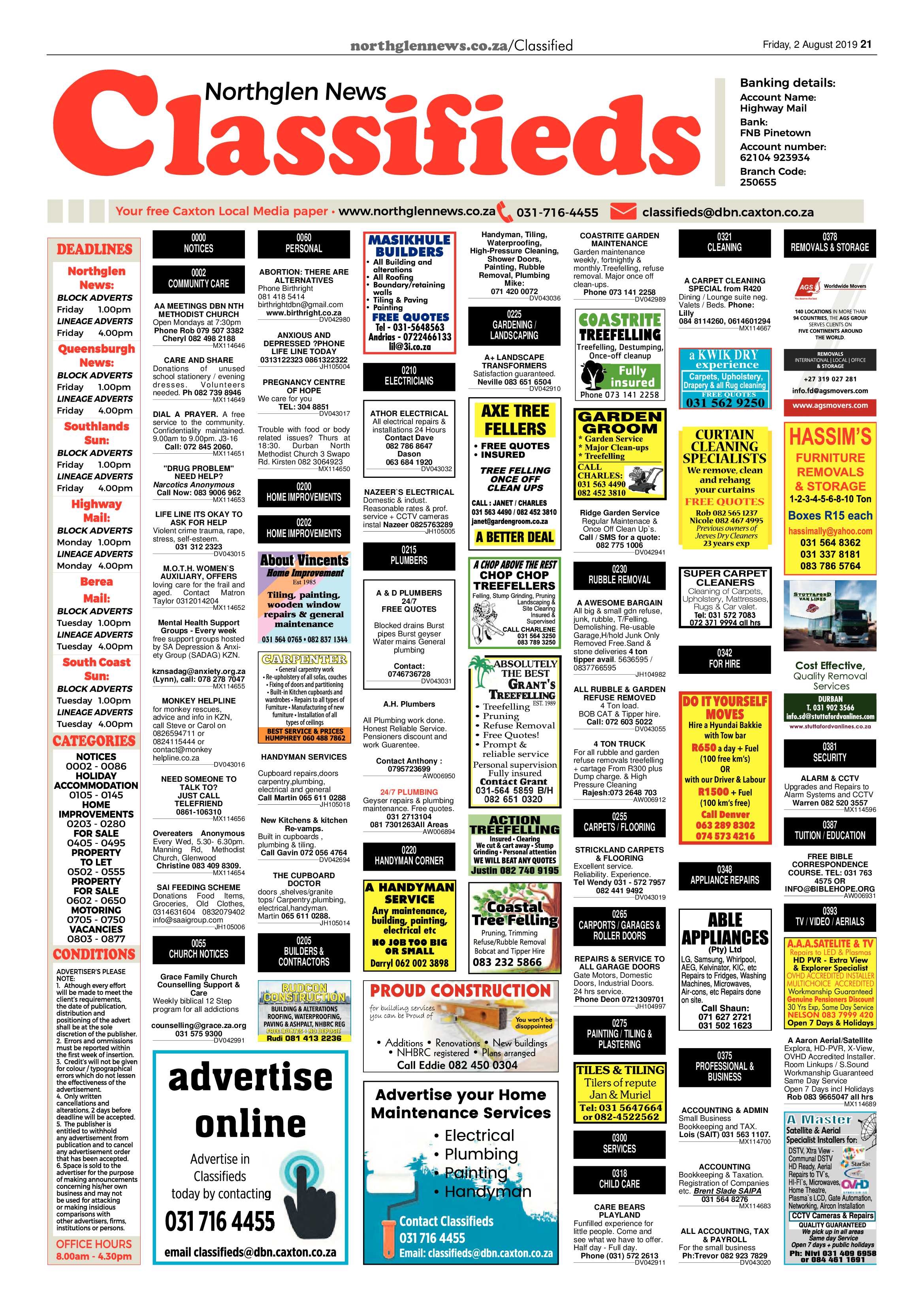 Northglen News 2 August 2019 page 21