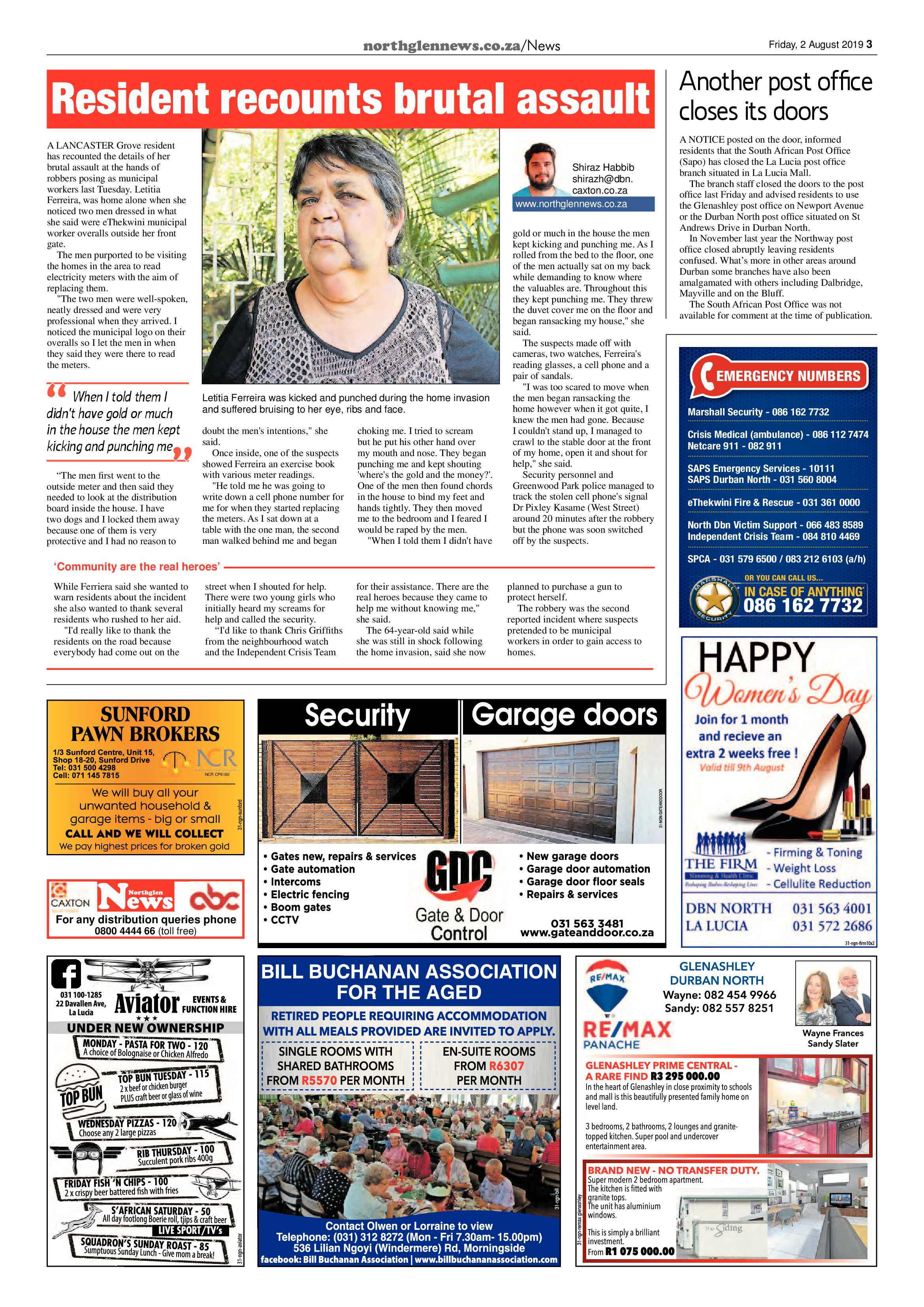 Northglen News 2 August 2019 page 3