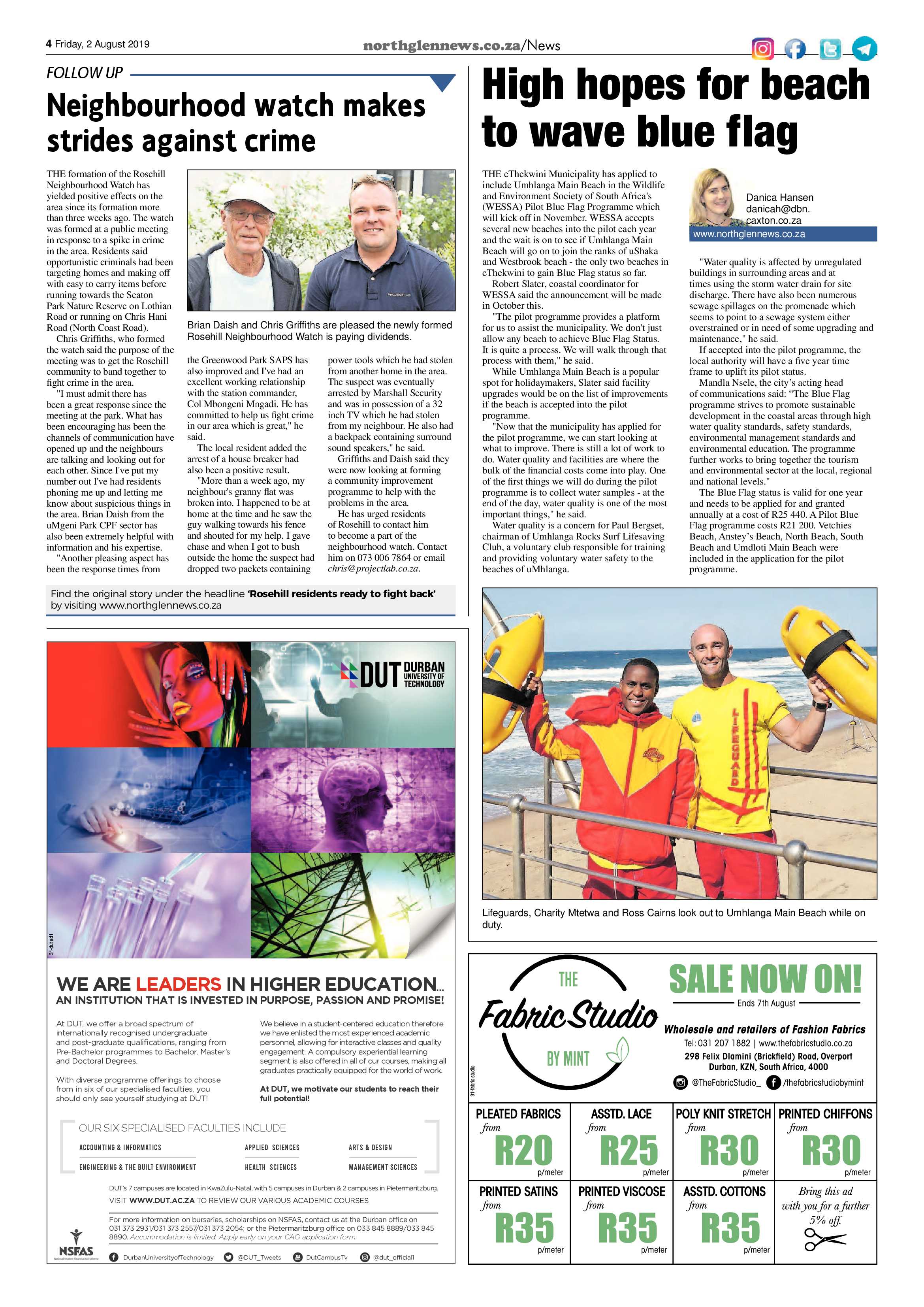 Northglen News 2 August 2019 page 4