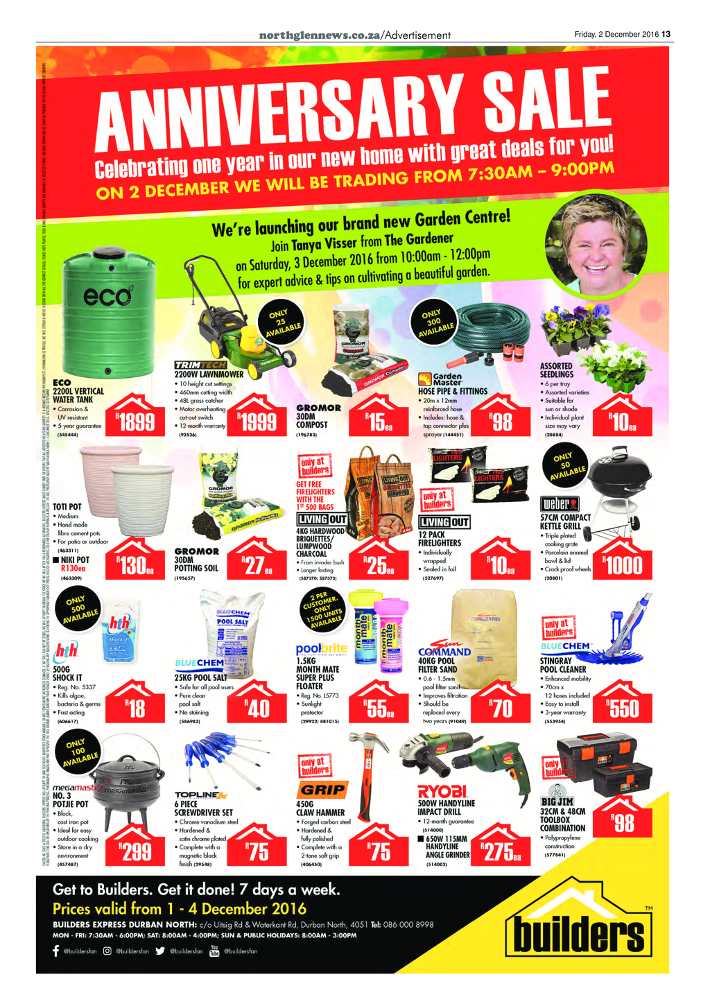 Northglen News 2 December 2016 page 13