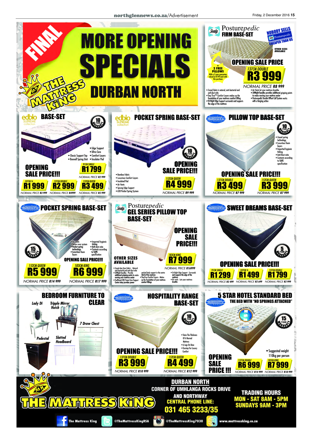 Northglen News 2 December 2016 page 15