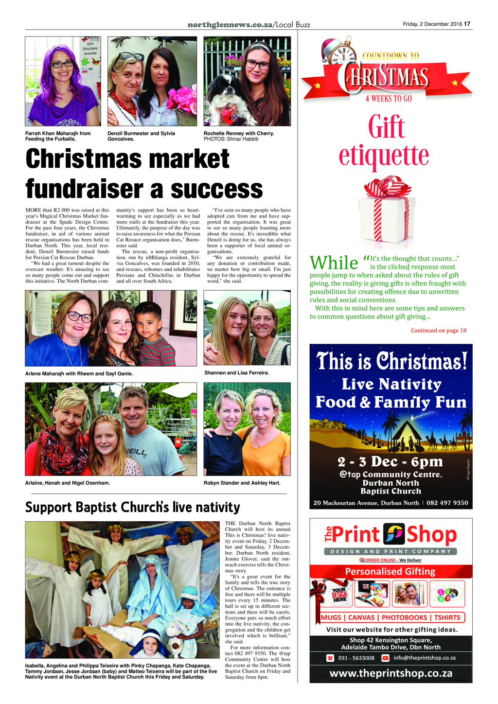 Northglen News 2 December 2016 page 17