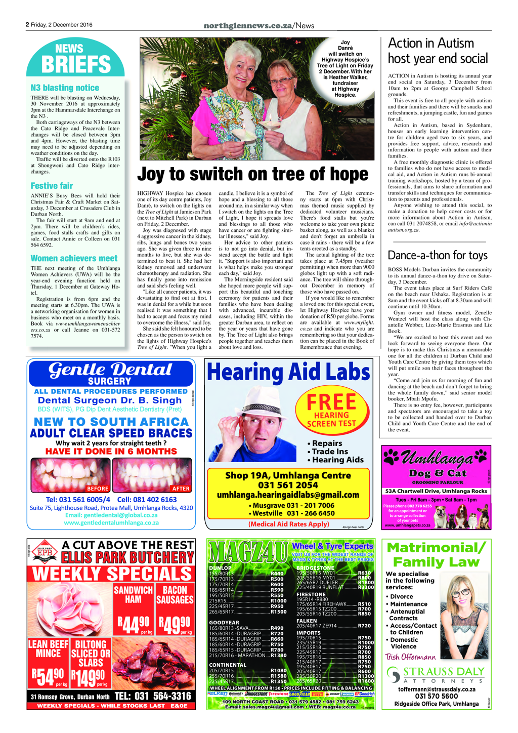 Northglen News 2 December 2016 page 2