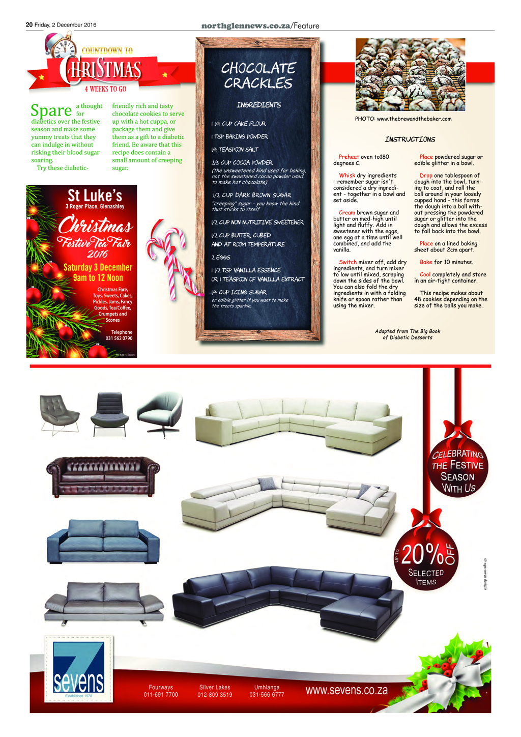 Northglen News 2 December 2016 page 20