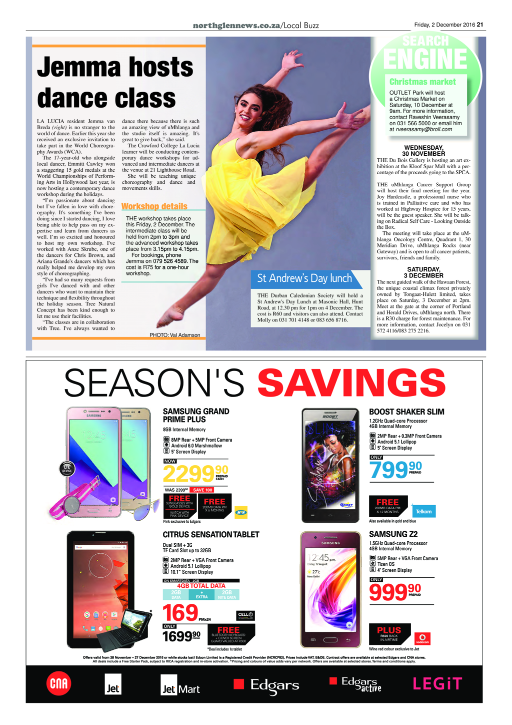Northglen News 2 December 2016 page 21