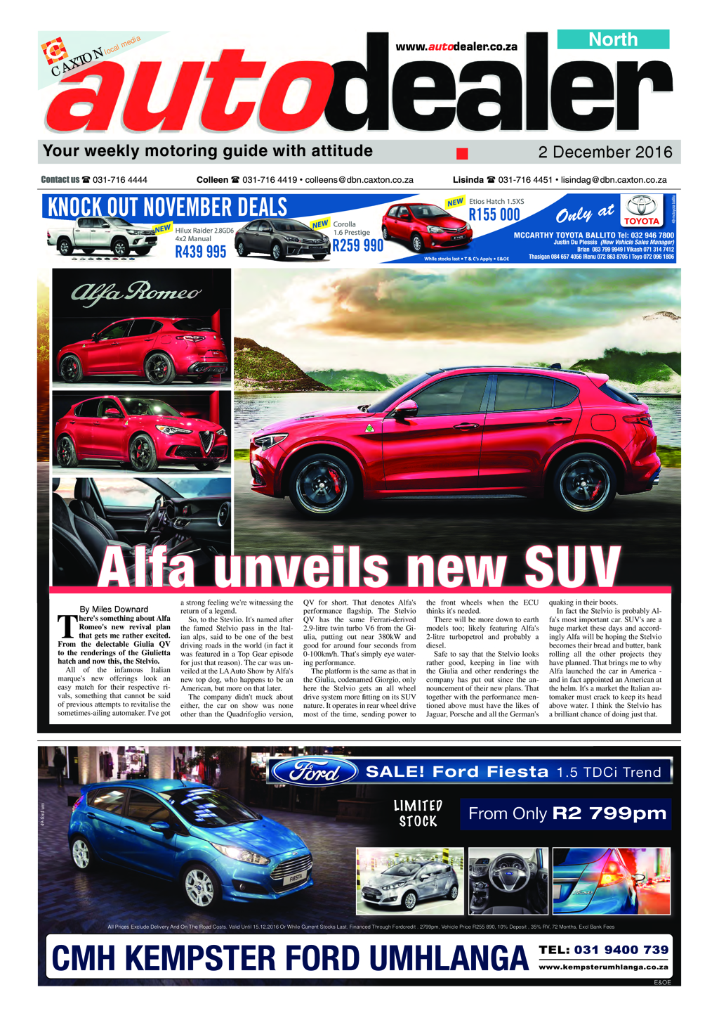 Northglen News 2 December 2016 page 23