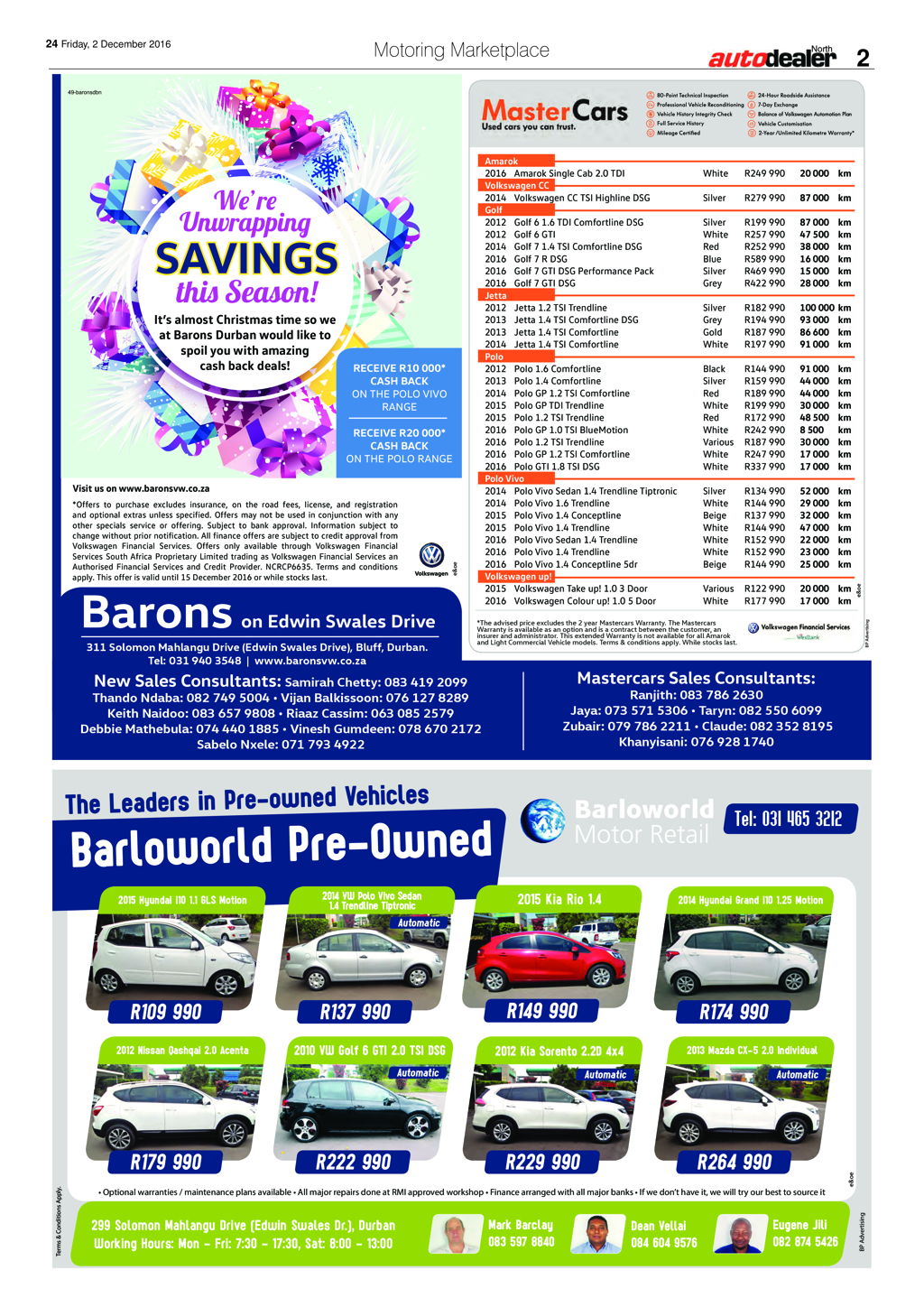 Northglen News 2 December 2016 page 24