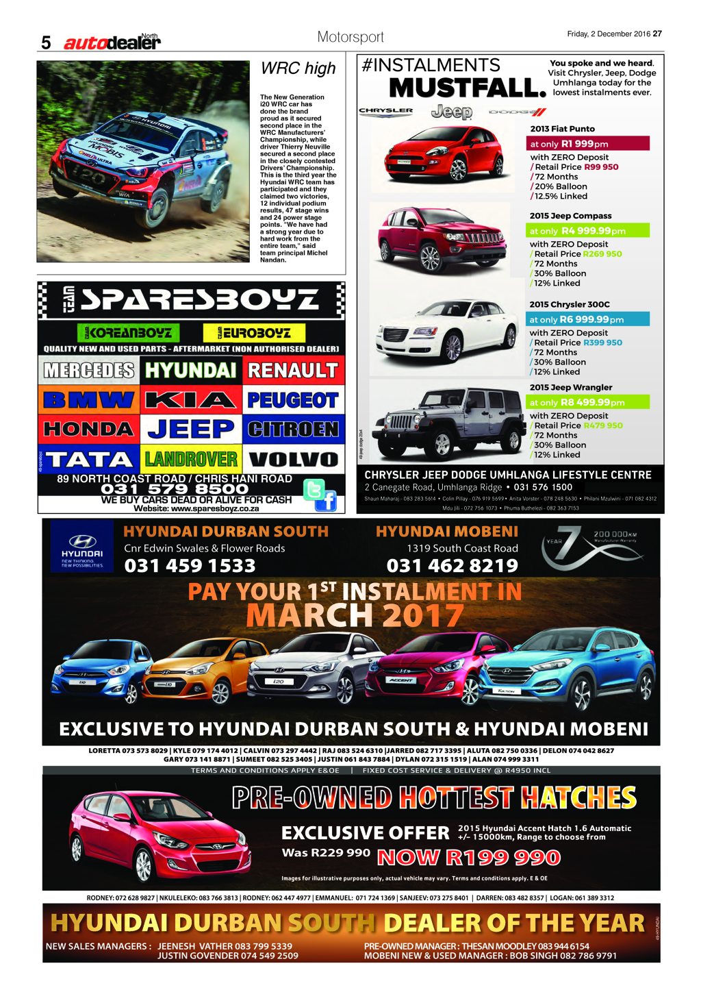 Northglen News 2 December 2016 page 27