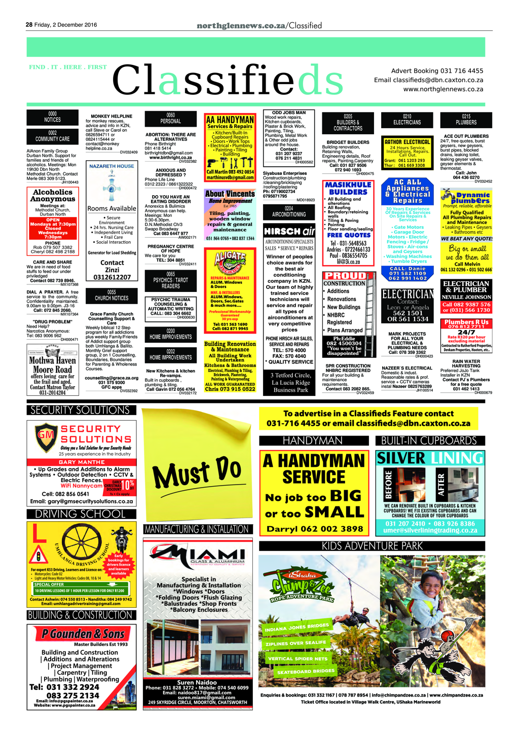 Northglen News 2 December 2016 page 28
