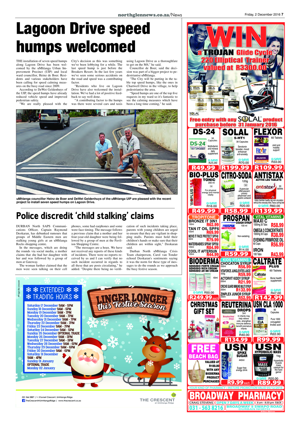 Northglen News 2 December 2016 page 7