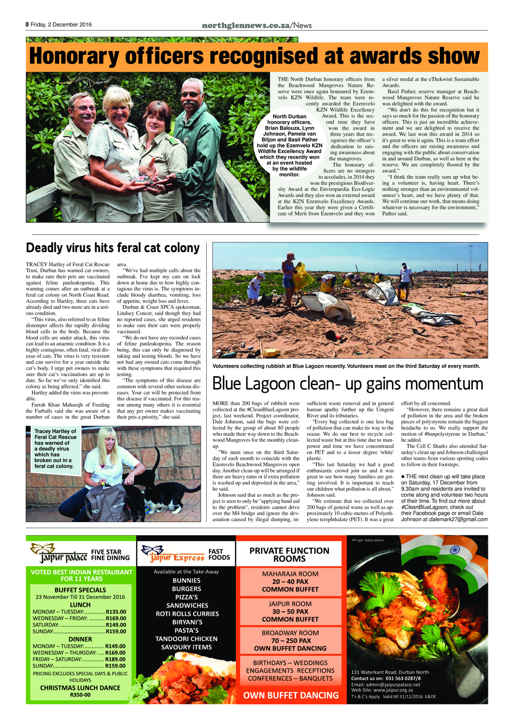 Northglen News 2 December 2016 page 8