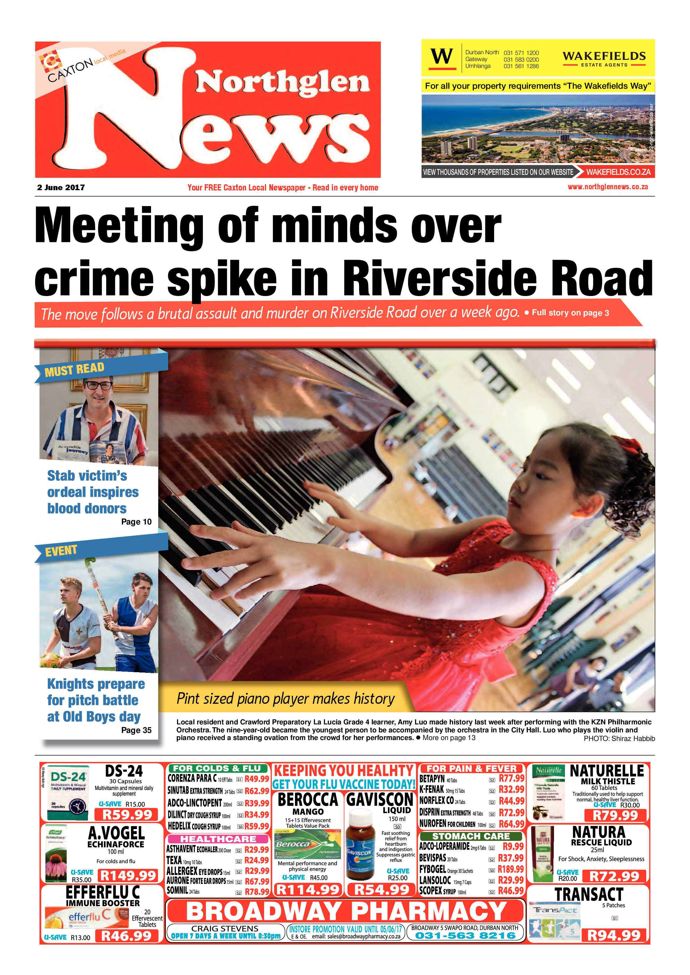 Northglen News 2 June 2017 page 1