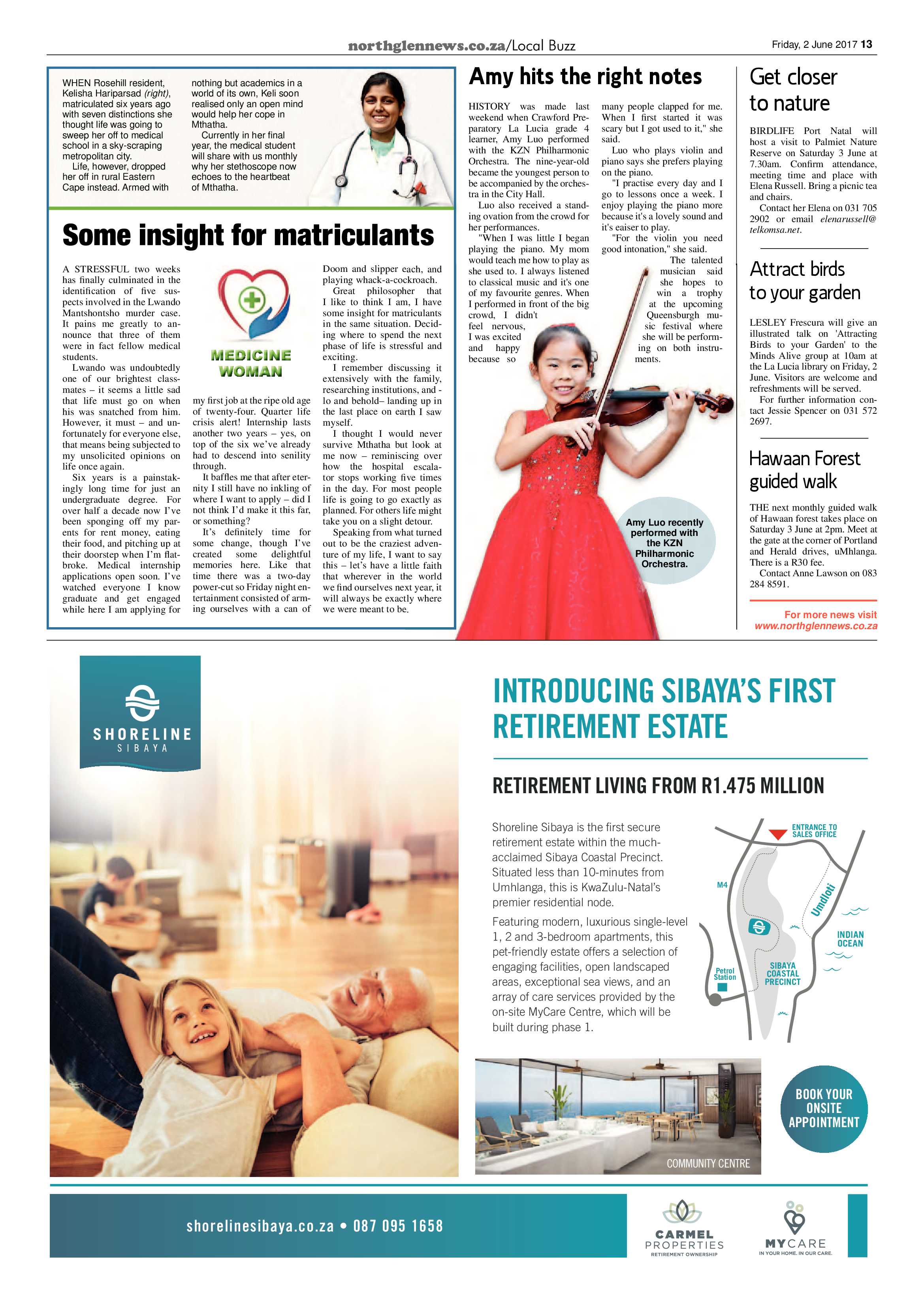 Northglen News 2 June 2017 page 13