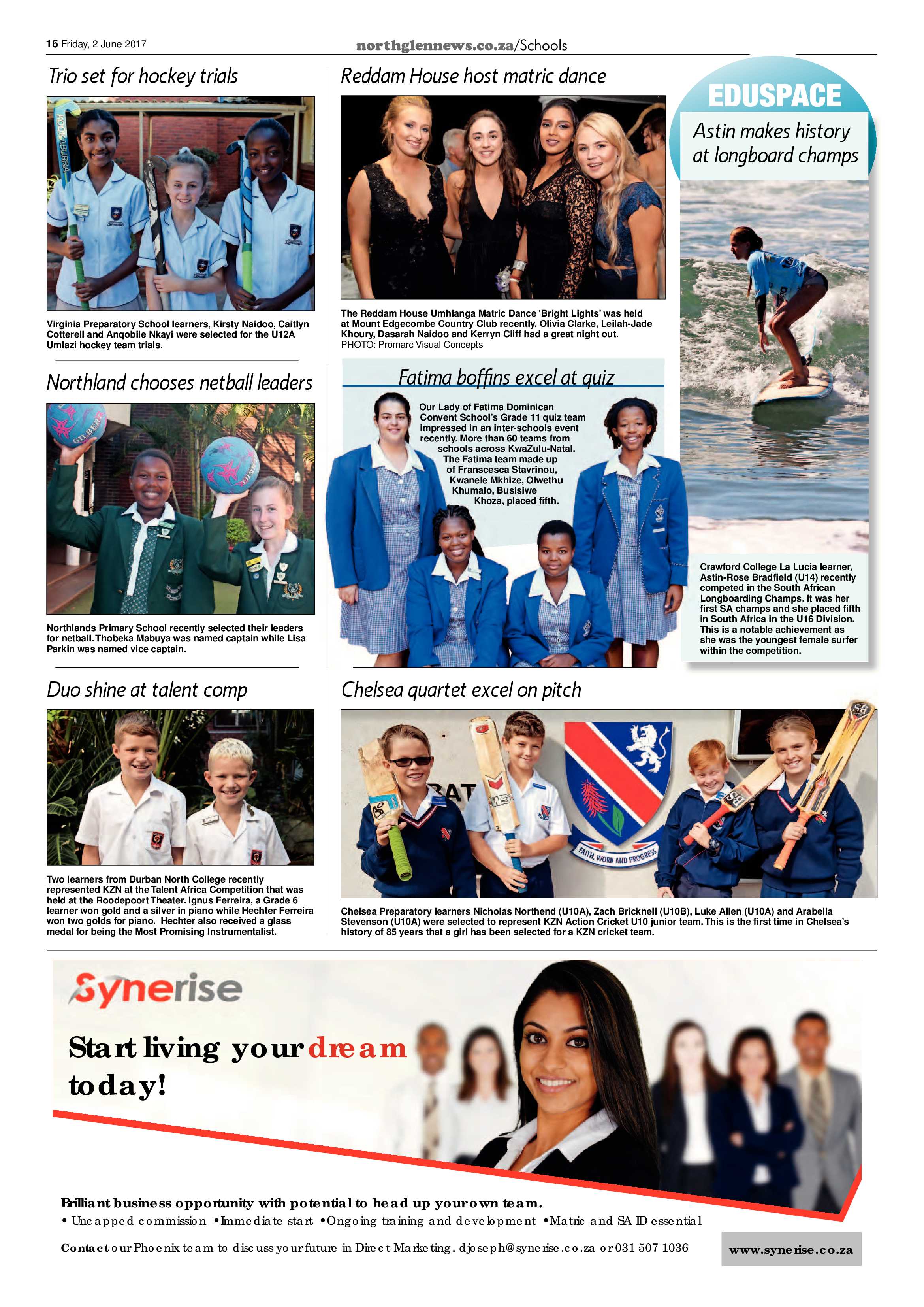 Northglen News 2 June 2017 page 16