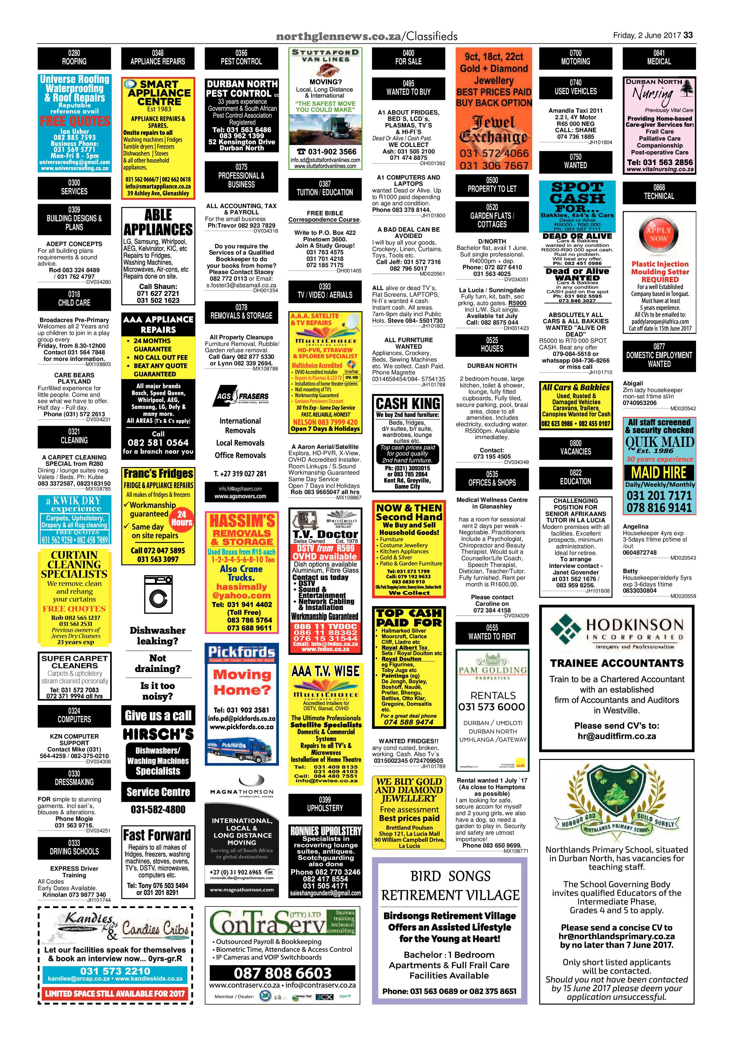 Northglen News 2 June 2017 page 31