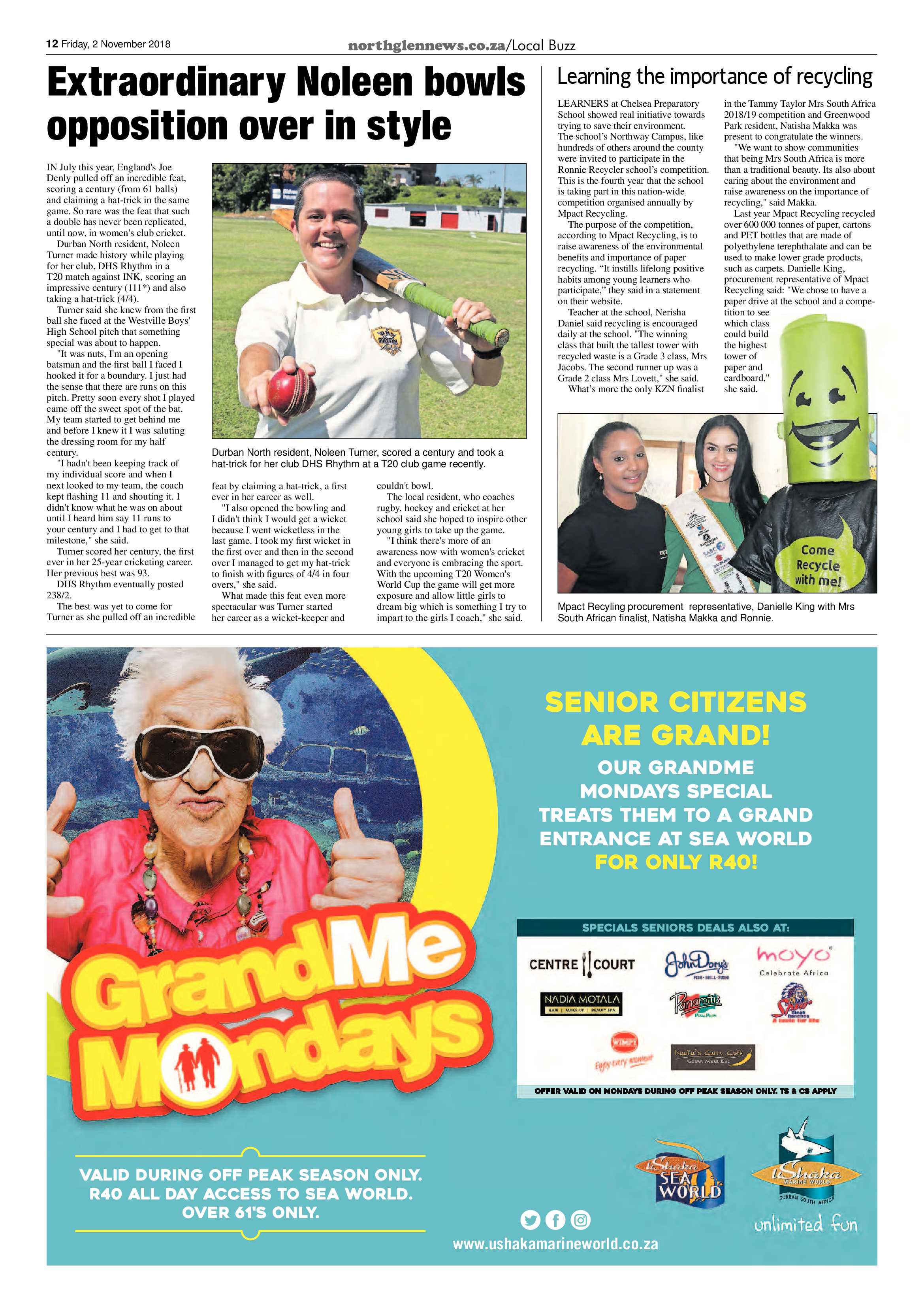 Northglen News 2 November 2018 page 12