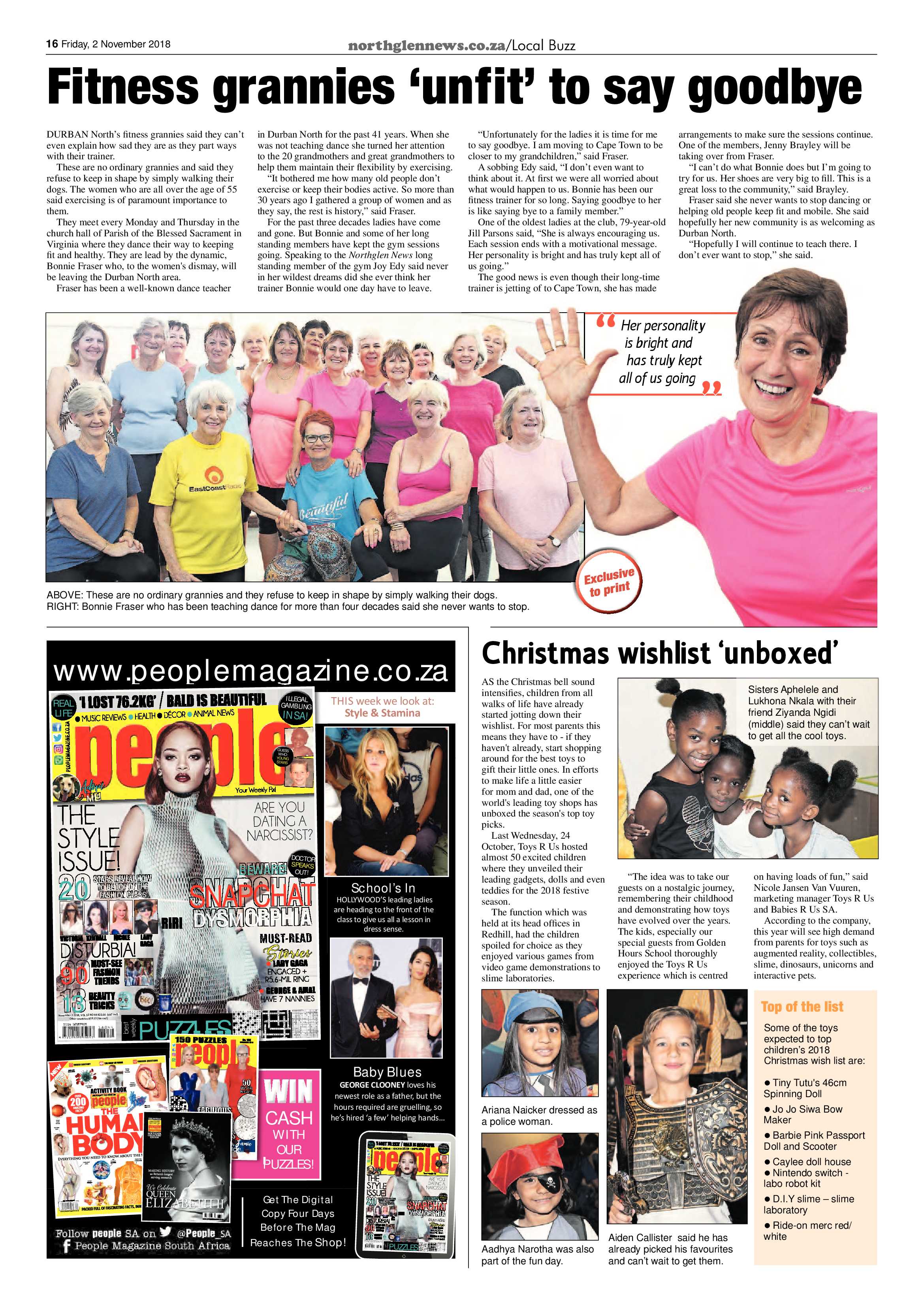 Northglen News 2 November 2018 page 16