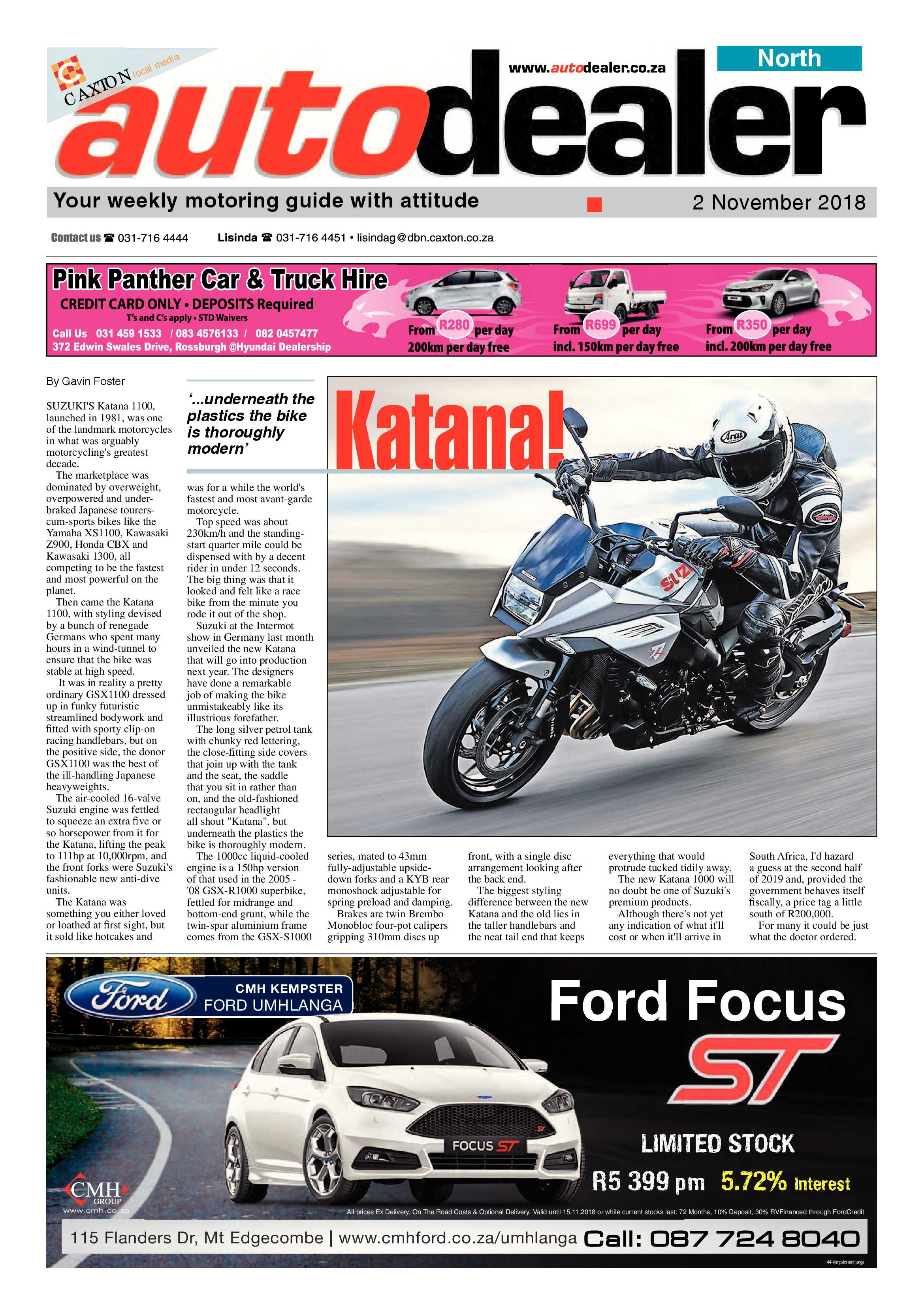 Northglen News 2 November 2018 page 19