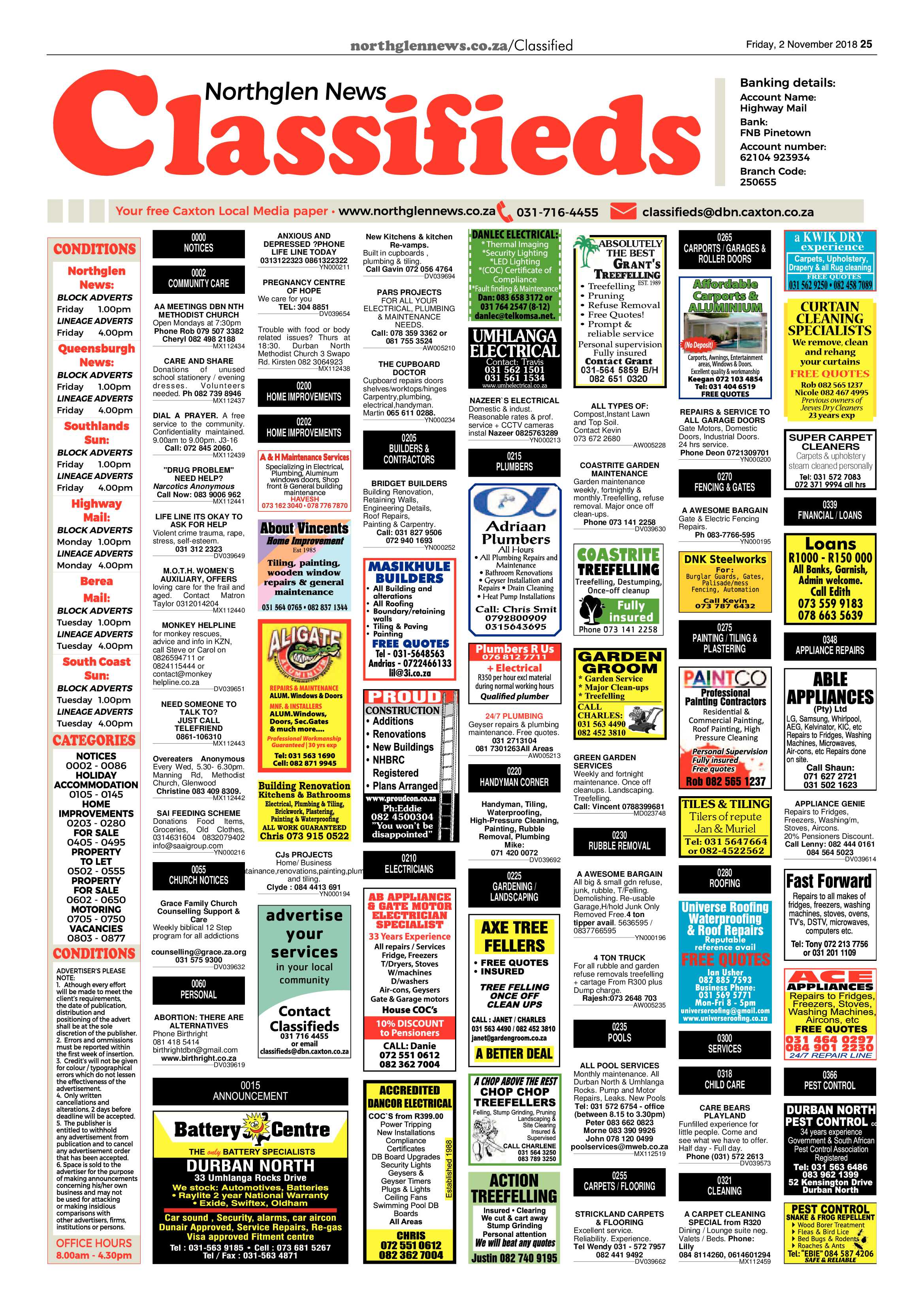 Northglen News 2 November 2018 page 25