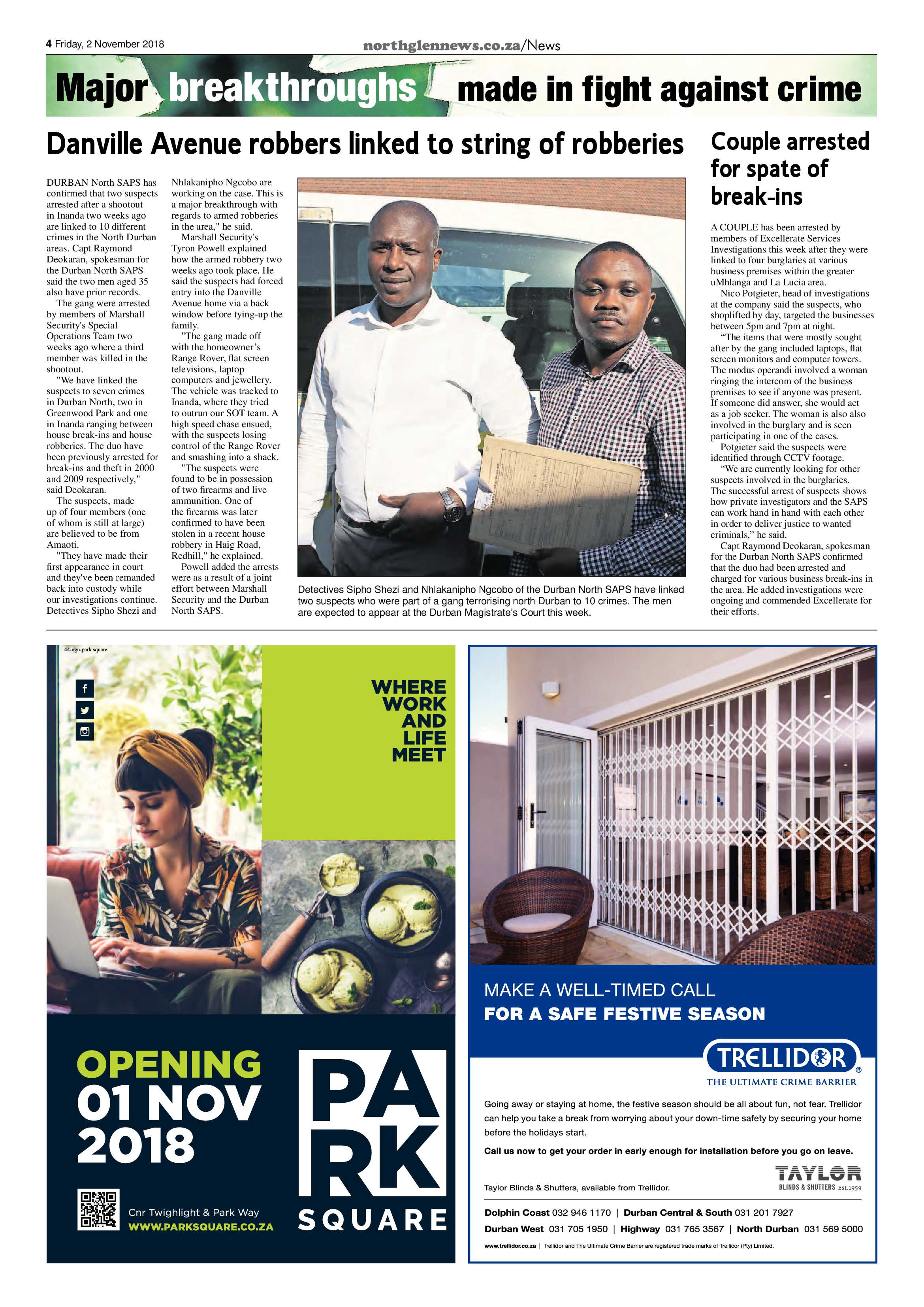 Northglen News 2 November 2018 page 4