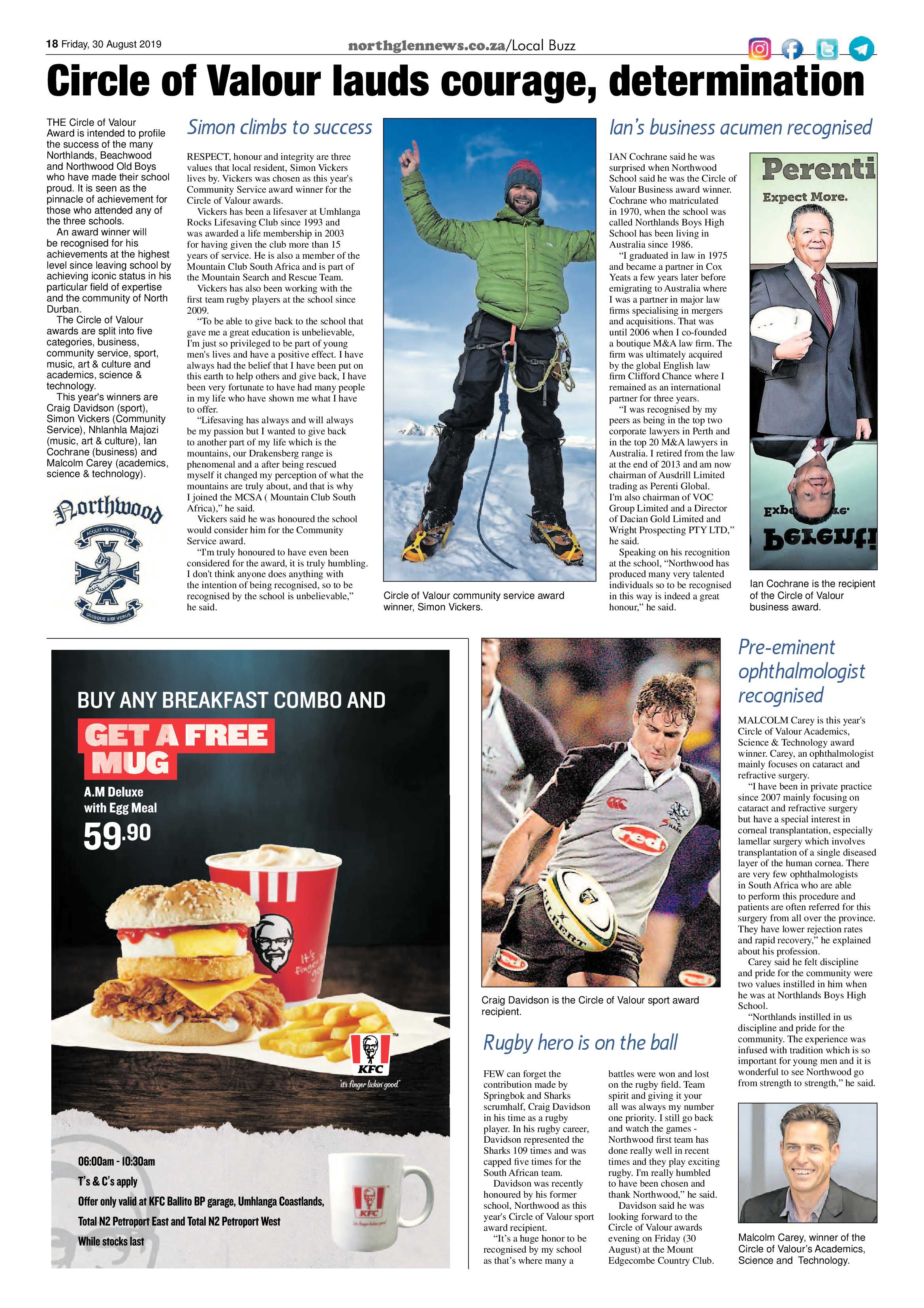 Northglen News 30 August 2019 page 18