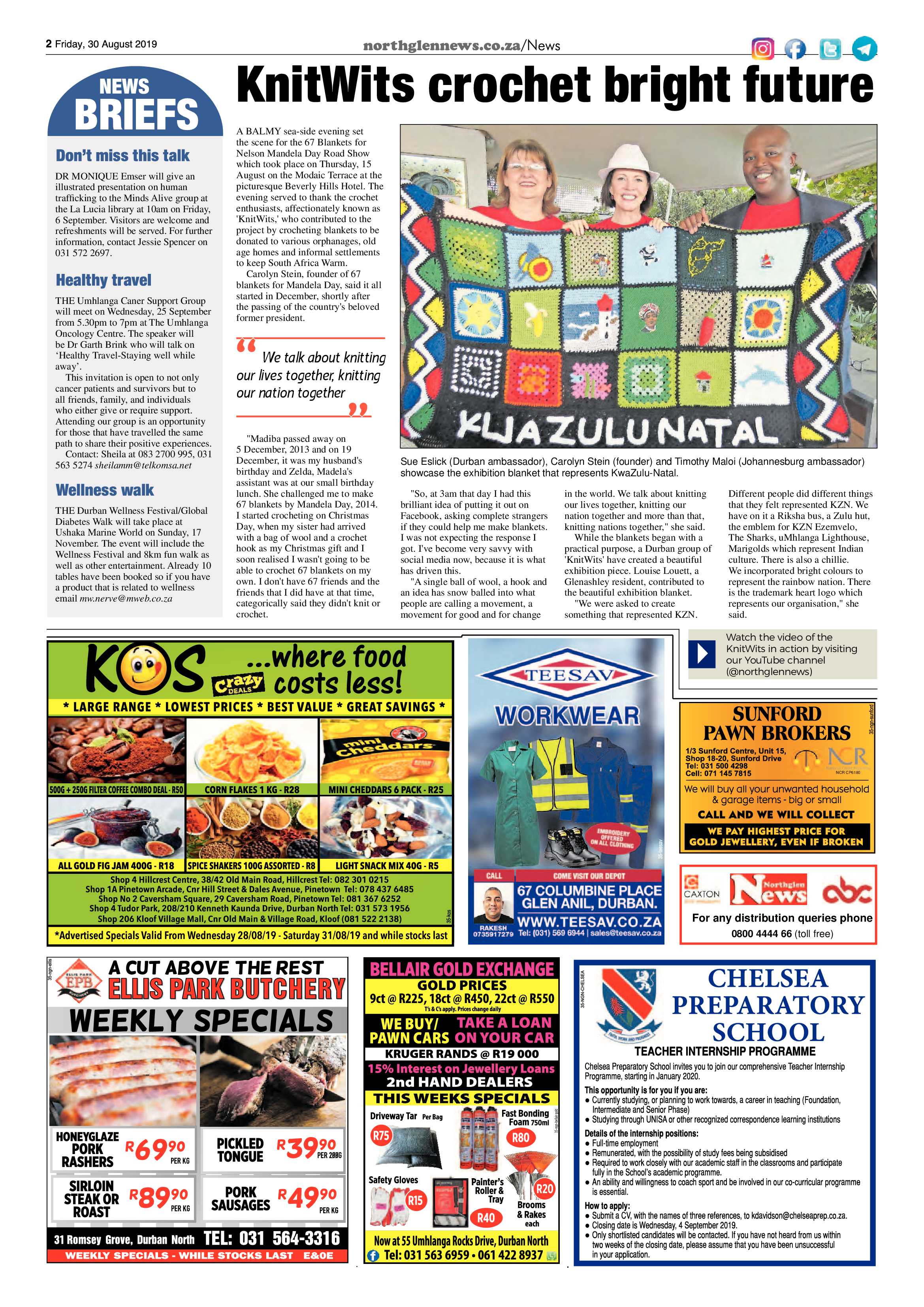 Northglen News 30 August 2019 page 2