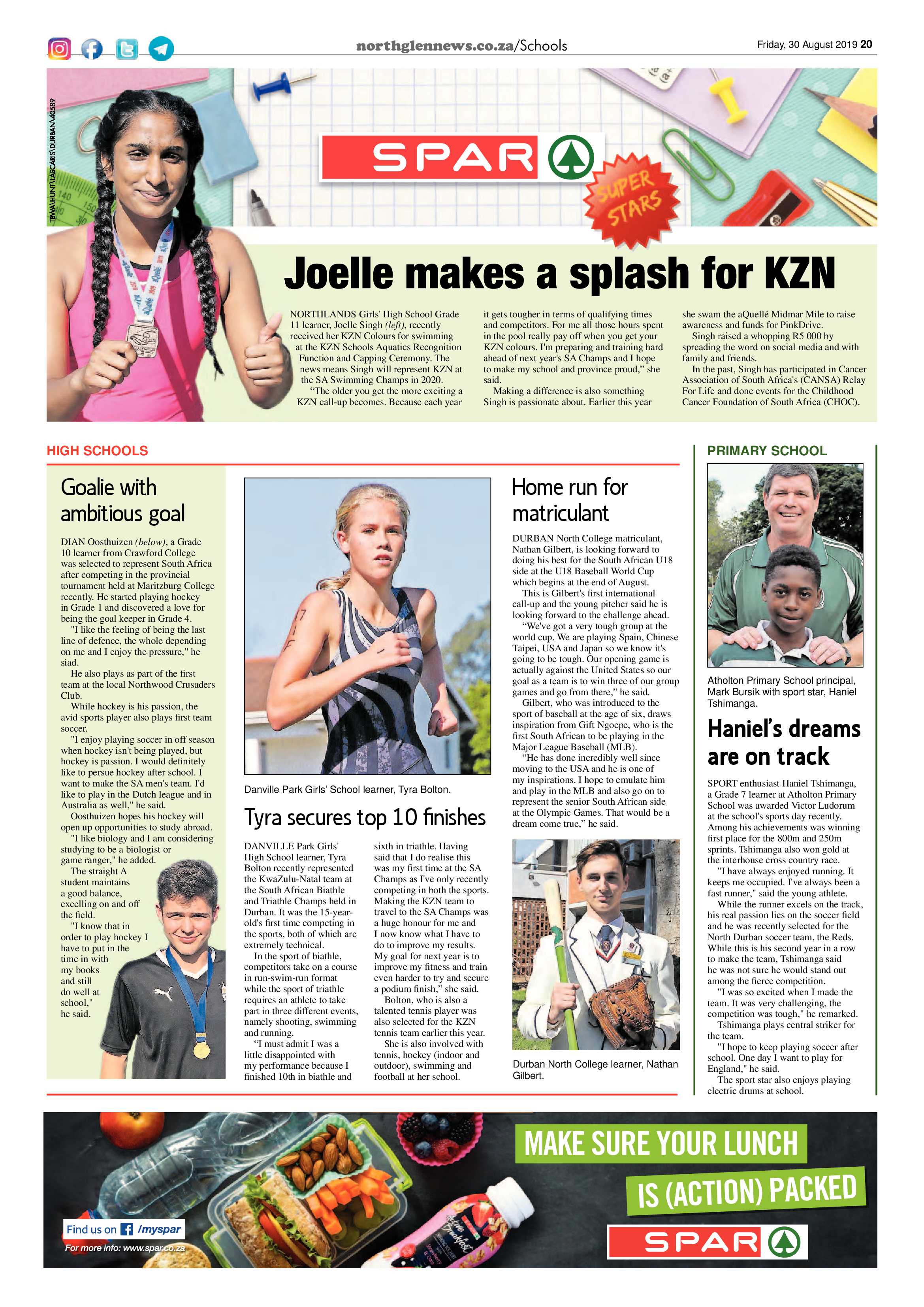 Northglen News 30 August 2019 page 20