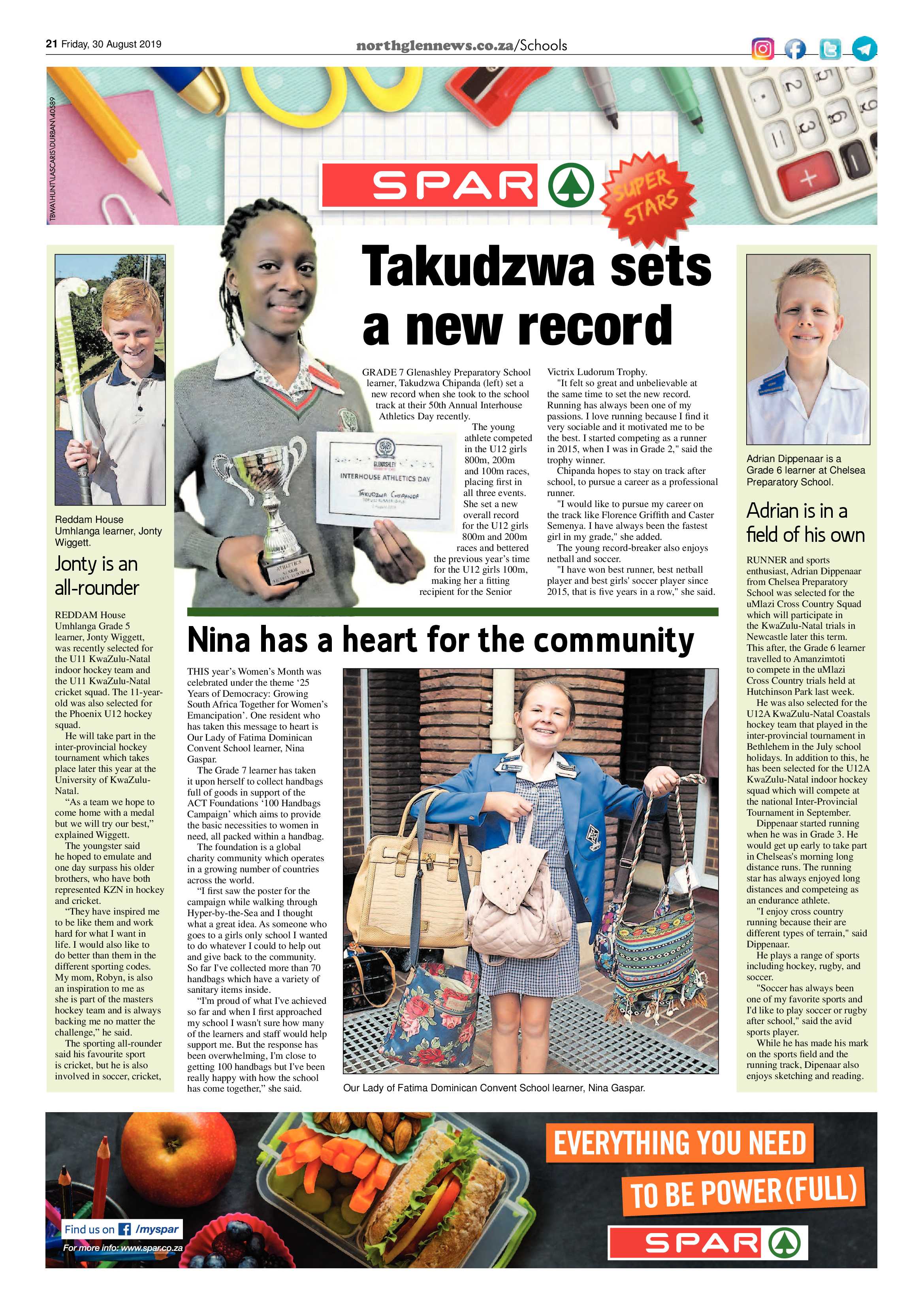 Northglen News 30 August 2019 page 21